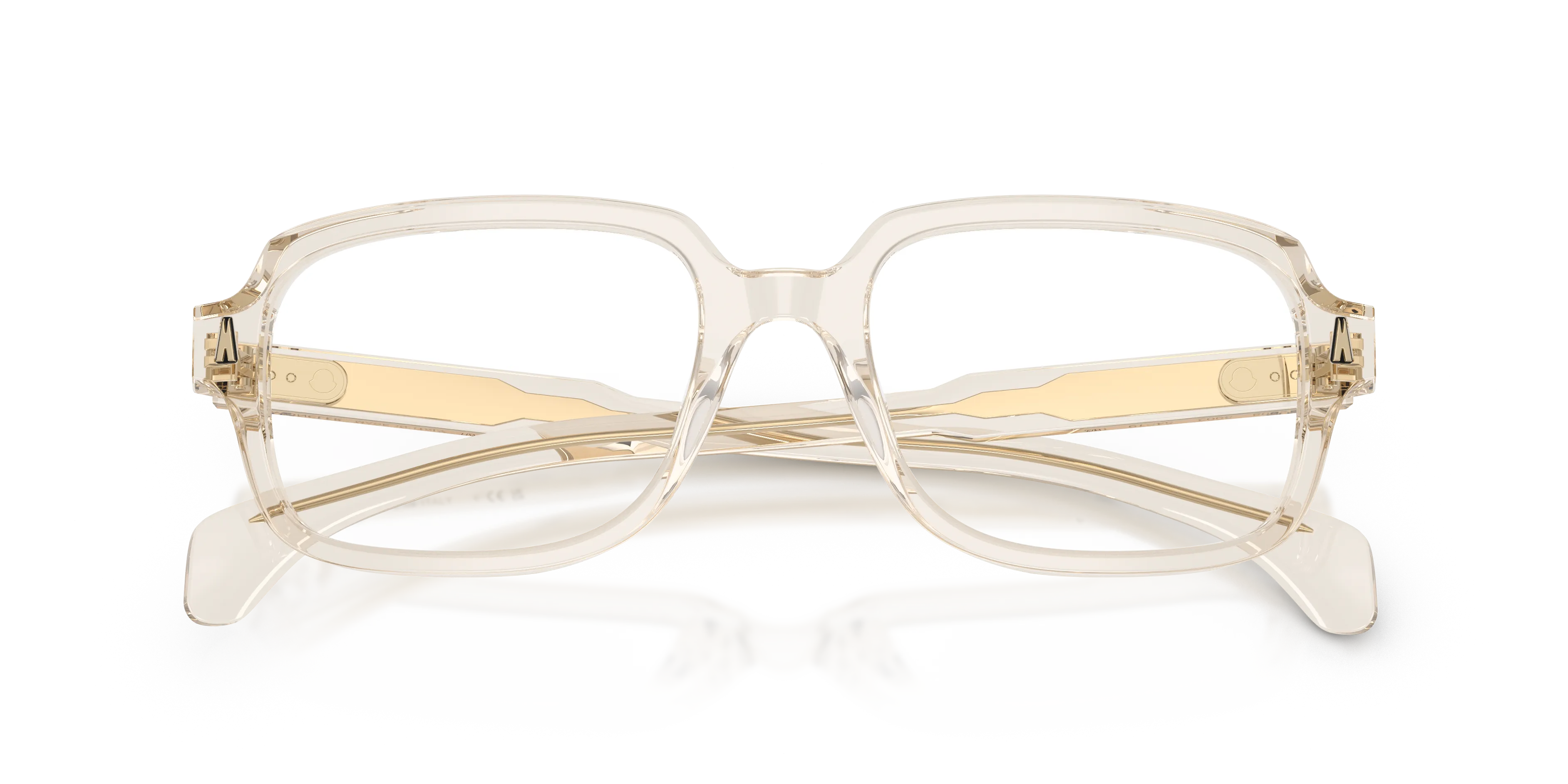 Moncler ME2008 3003 Montature da vista Acetato Trasparente Trasparente Pillow Normale - immagine 2