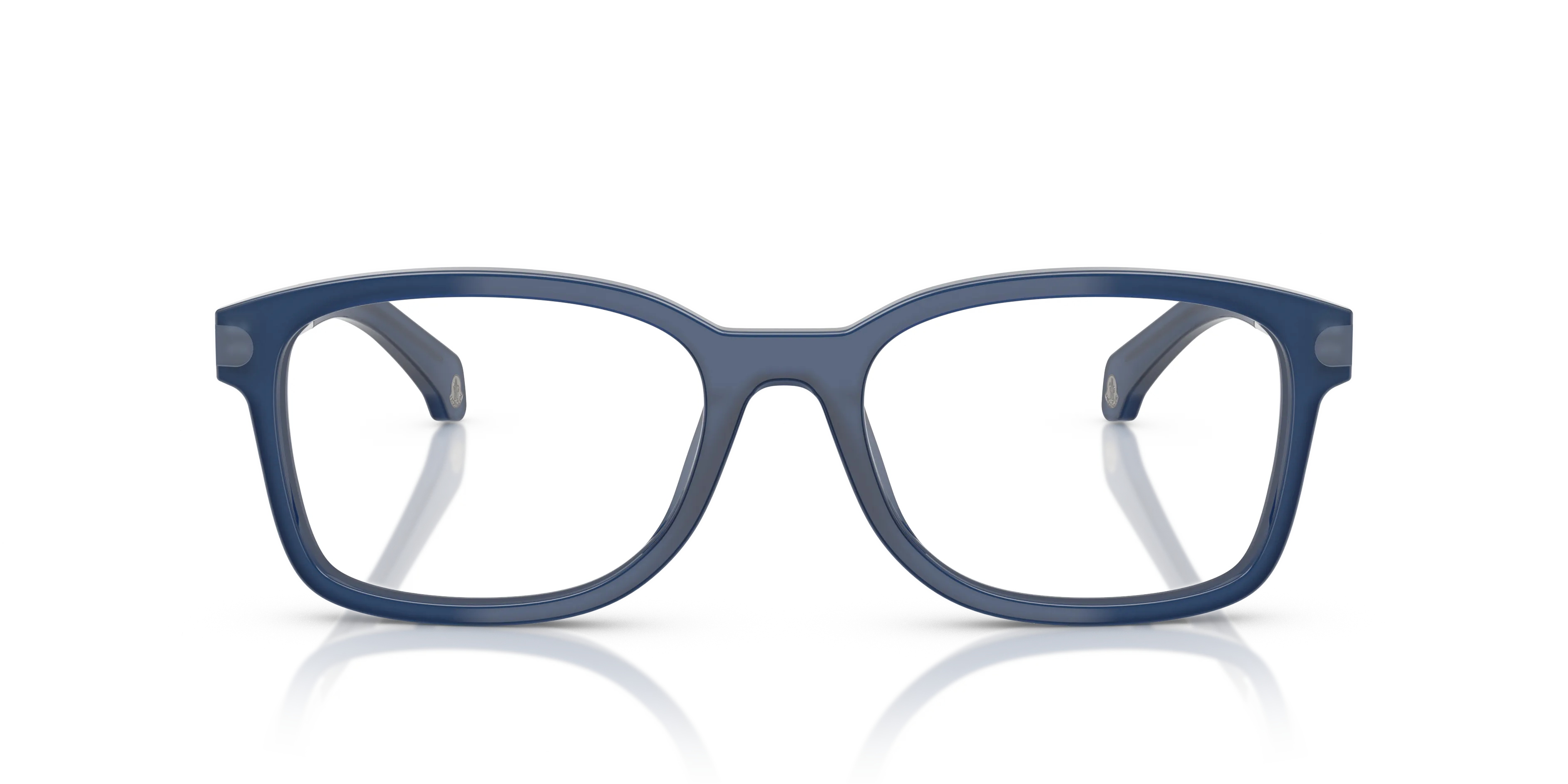 Moncler ME2006 3014 Montature da vista Acetato Blu Trasparente Pillow Normale - immagine 3
