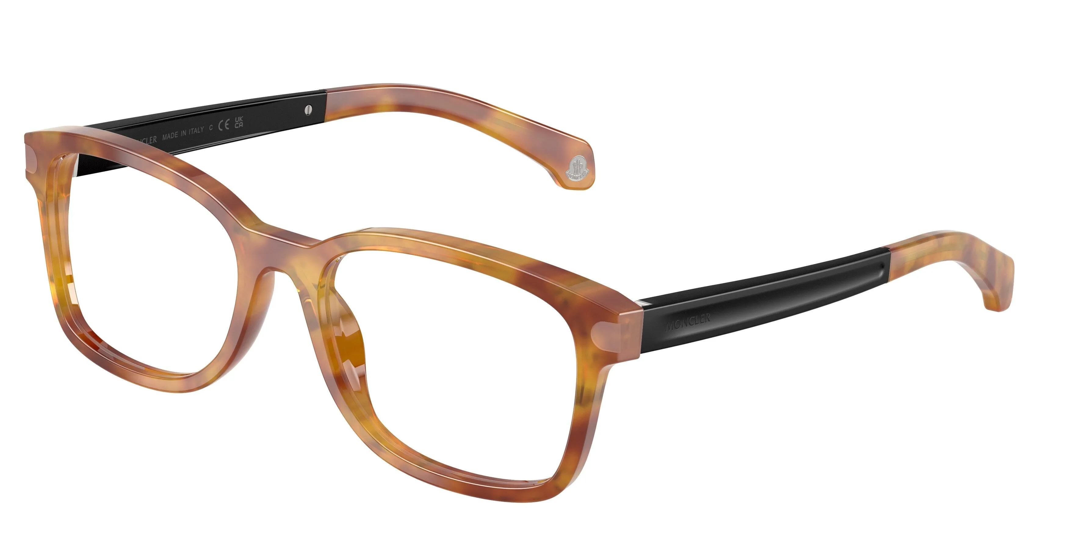 Moncler ME2006 3011 Montature da vista Acetato Tartaruga Trasparente Pillow Normale - immagine 1