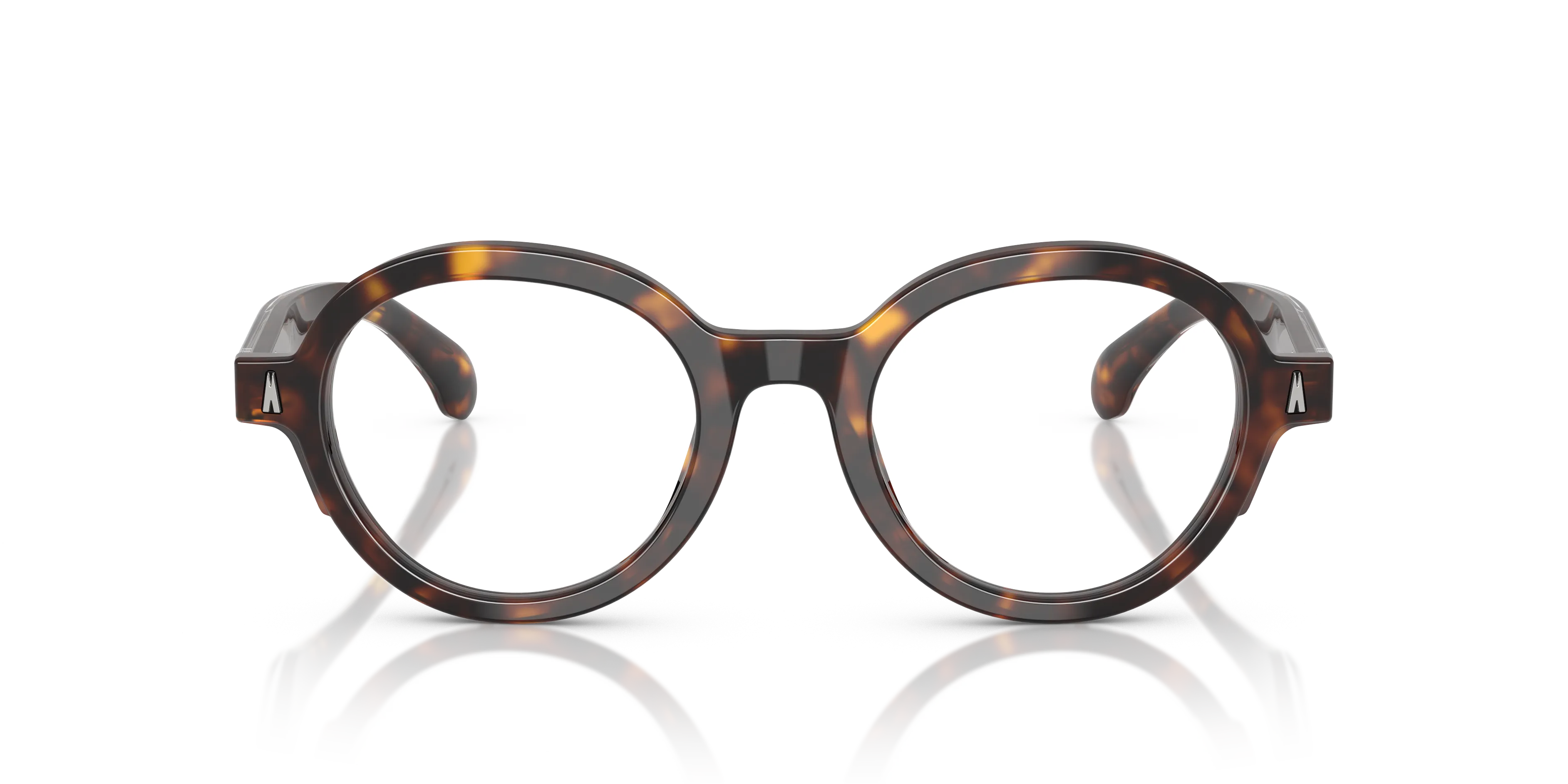 Moncler ME2005 3002 Montature da vista Acetato Tartaruga Trasparente Rotonda Normale - immagine 3