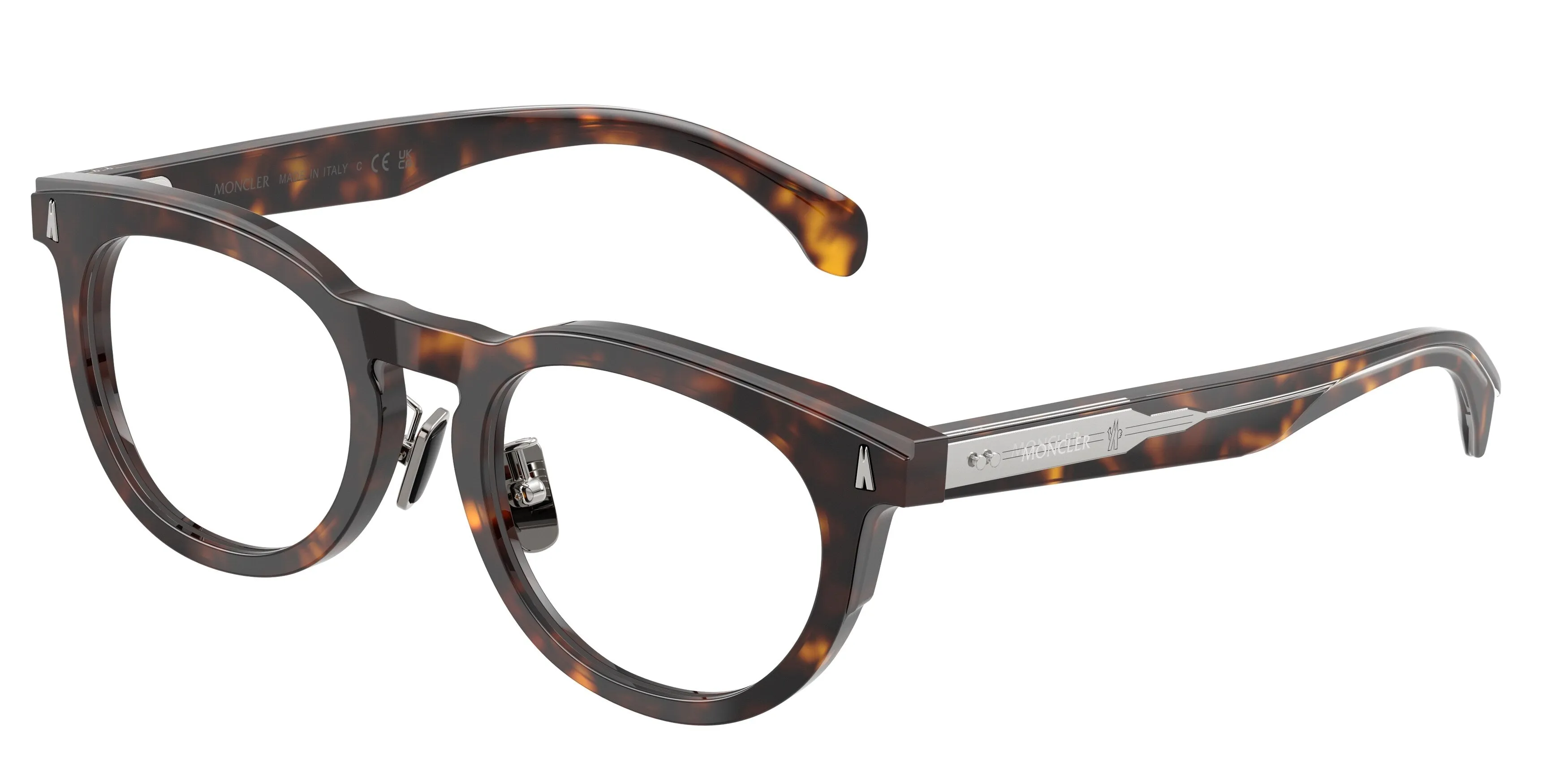 Moncler ME2004D 3002 Montature da vista Acetato Tartaruga Trasparente Pantos Normale - immagine 1