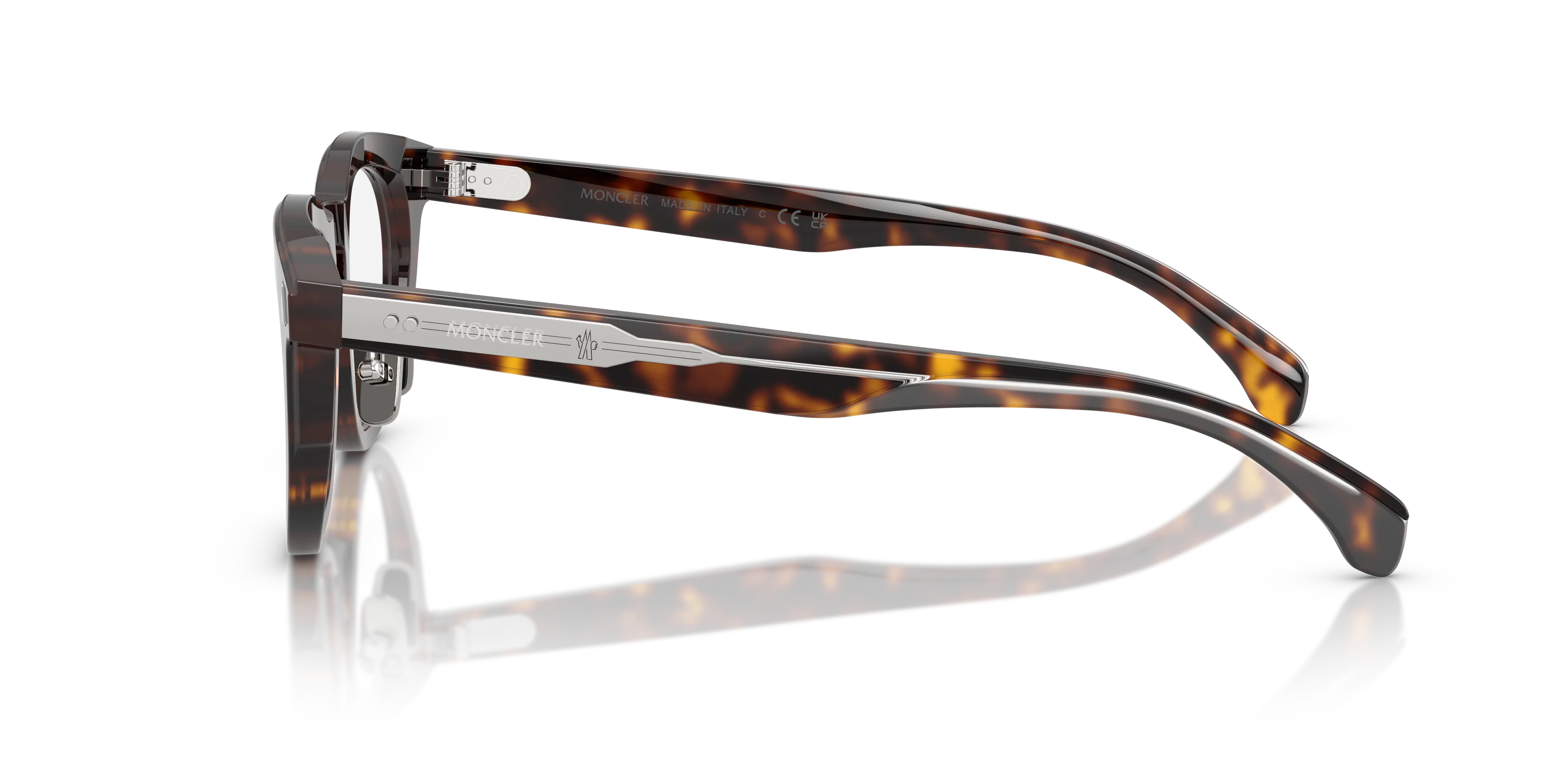 Moncler ME2004D 3002 Montature da vista Acetato Tartaruga Trasparente Pantos Normale - immagine 4