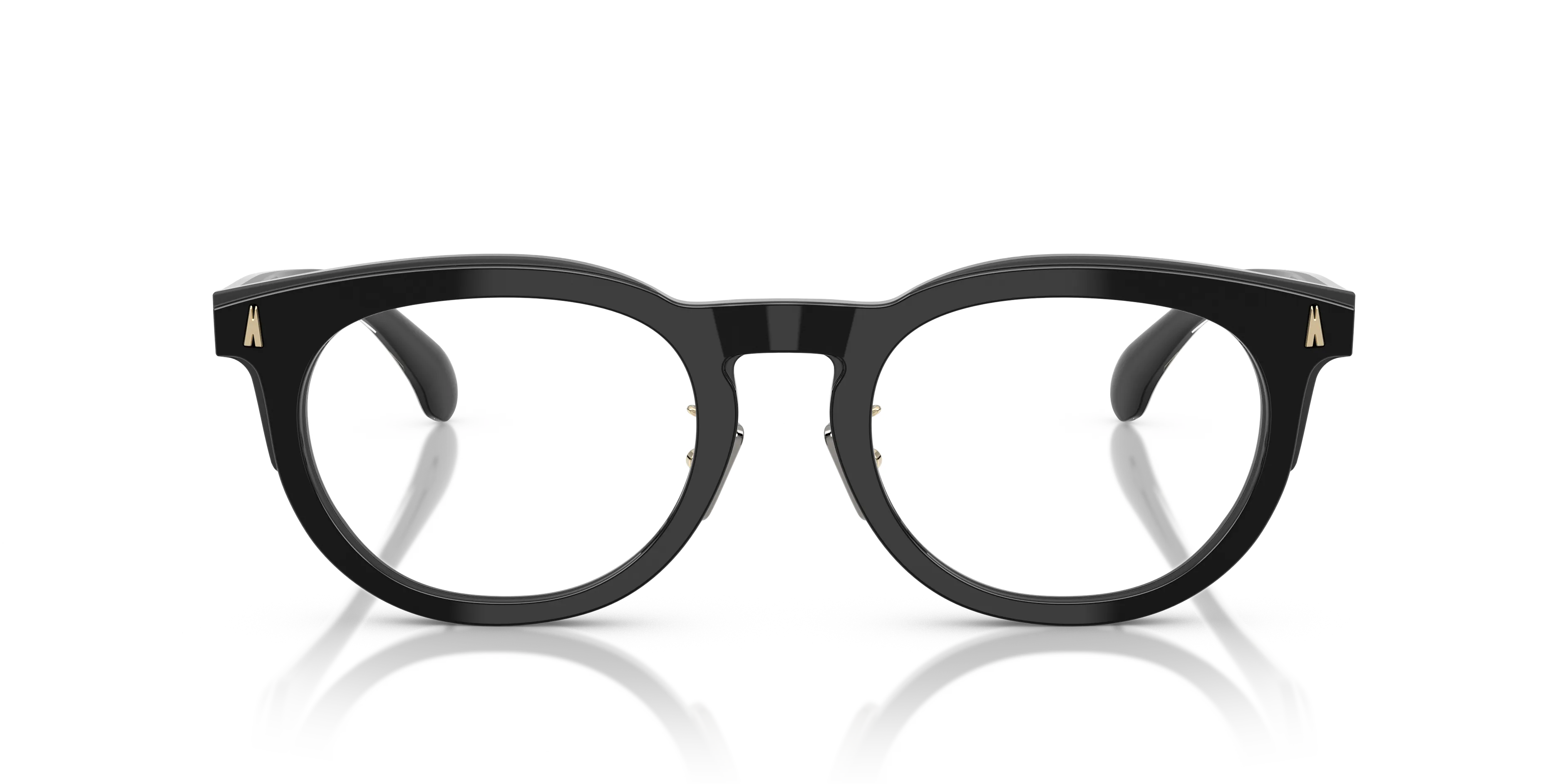 Moncler ME2004D 3001 Montature da vista Acetato Nero Trasparente Pantos Normale - immagine 3