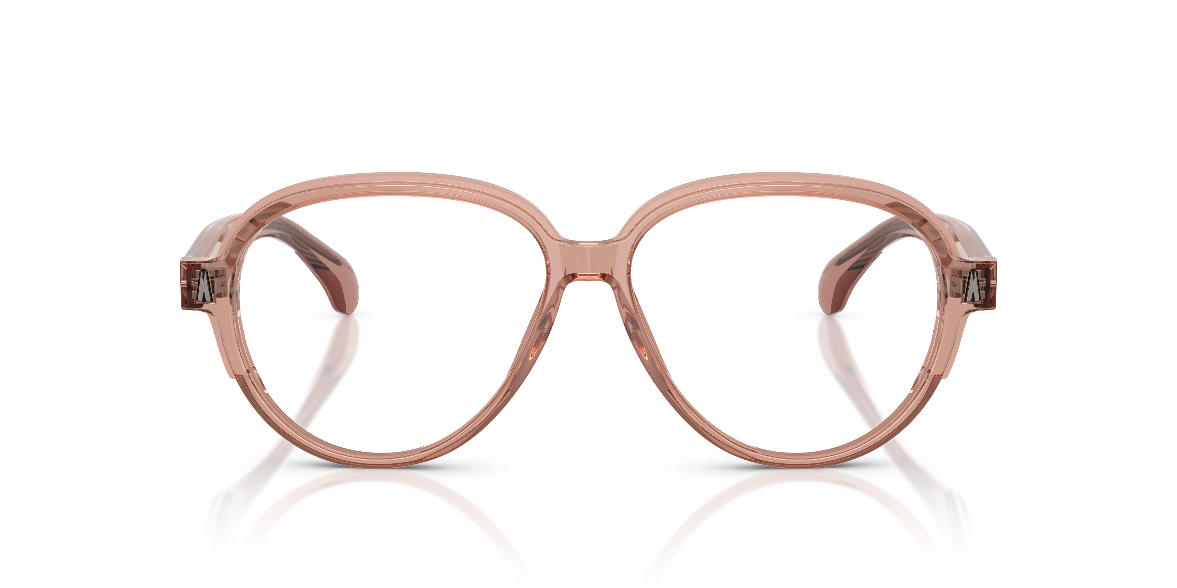 Moncler ME2003 3008 Montature da vista Acetato Rosa Trasparente Pilot Normale - immagine 3