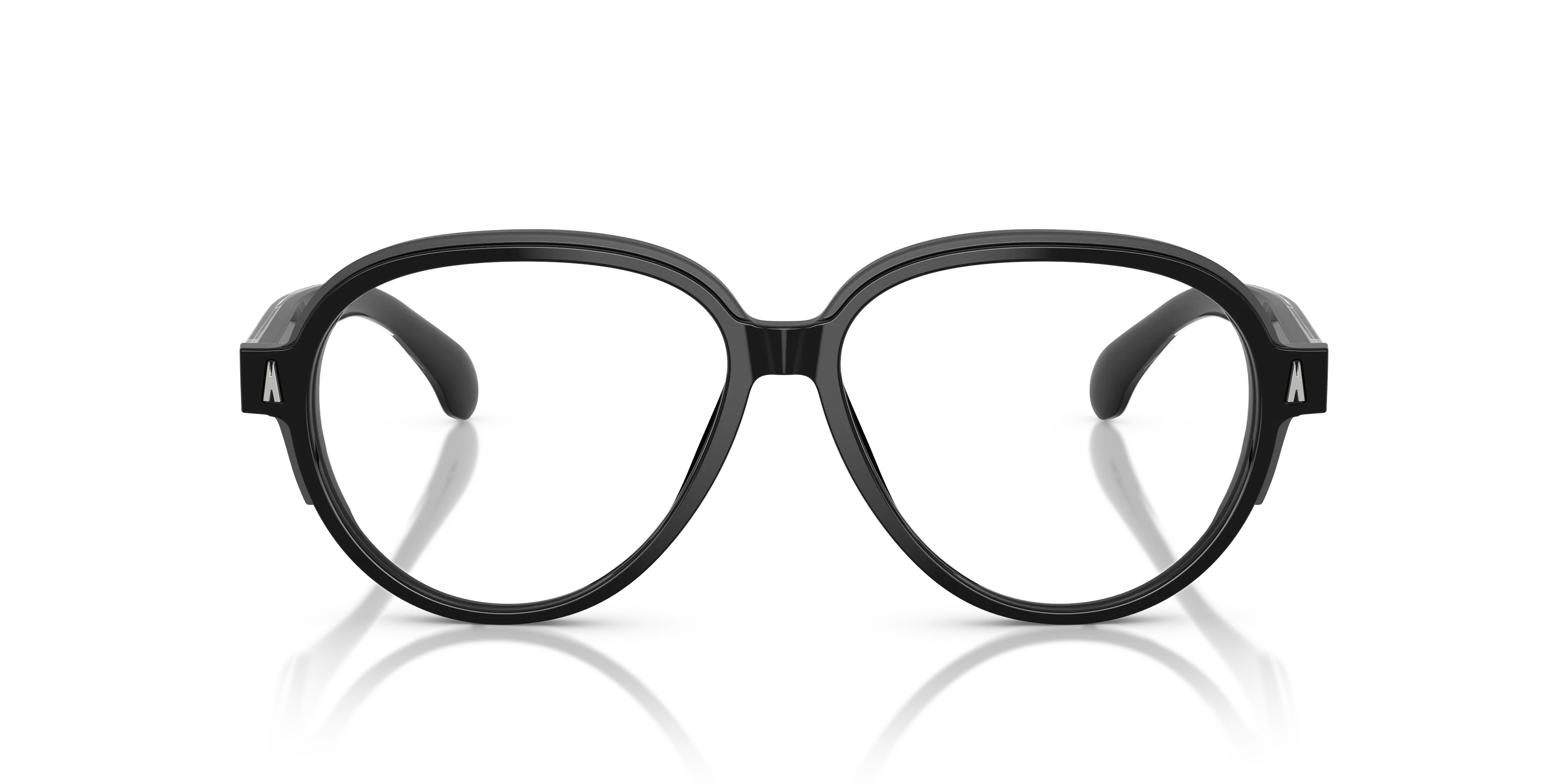 Moncler ME2003 3001 Montature da vista Acetato Nero Trasparente Pilot Normale - immagine 3