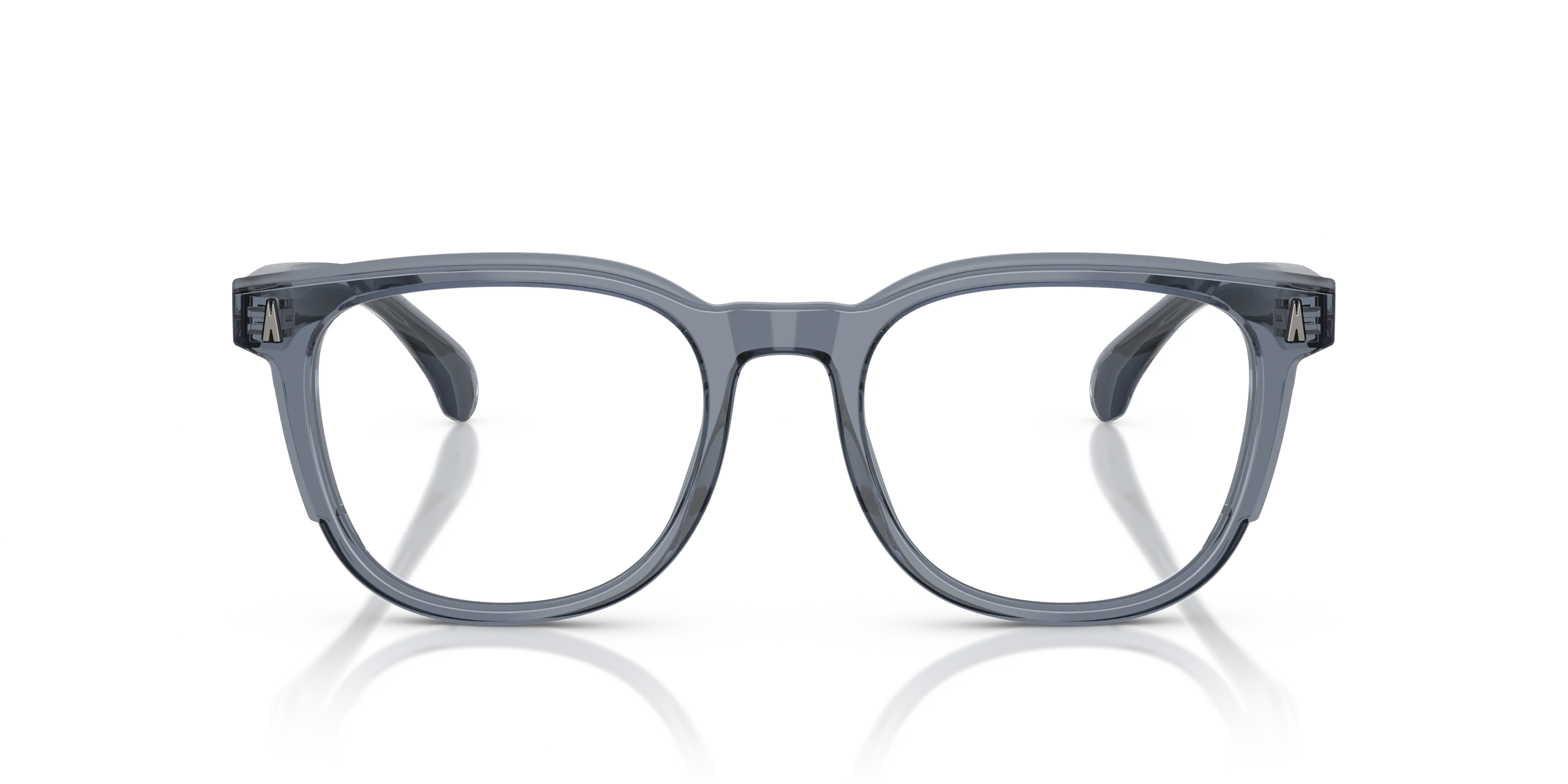 Moncler ME2002 3007 Montature da vista Acetato Blu Trasparente Squadrata Normale - immagine 3