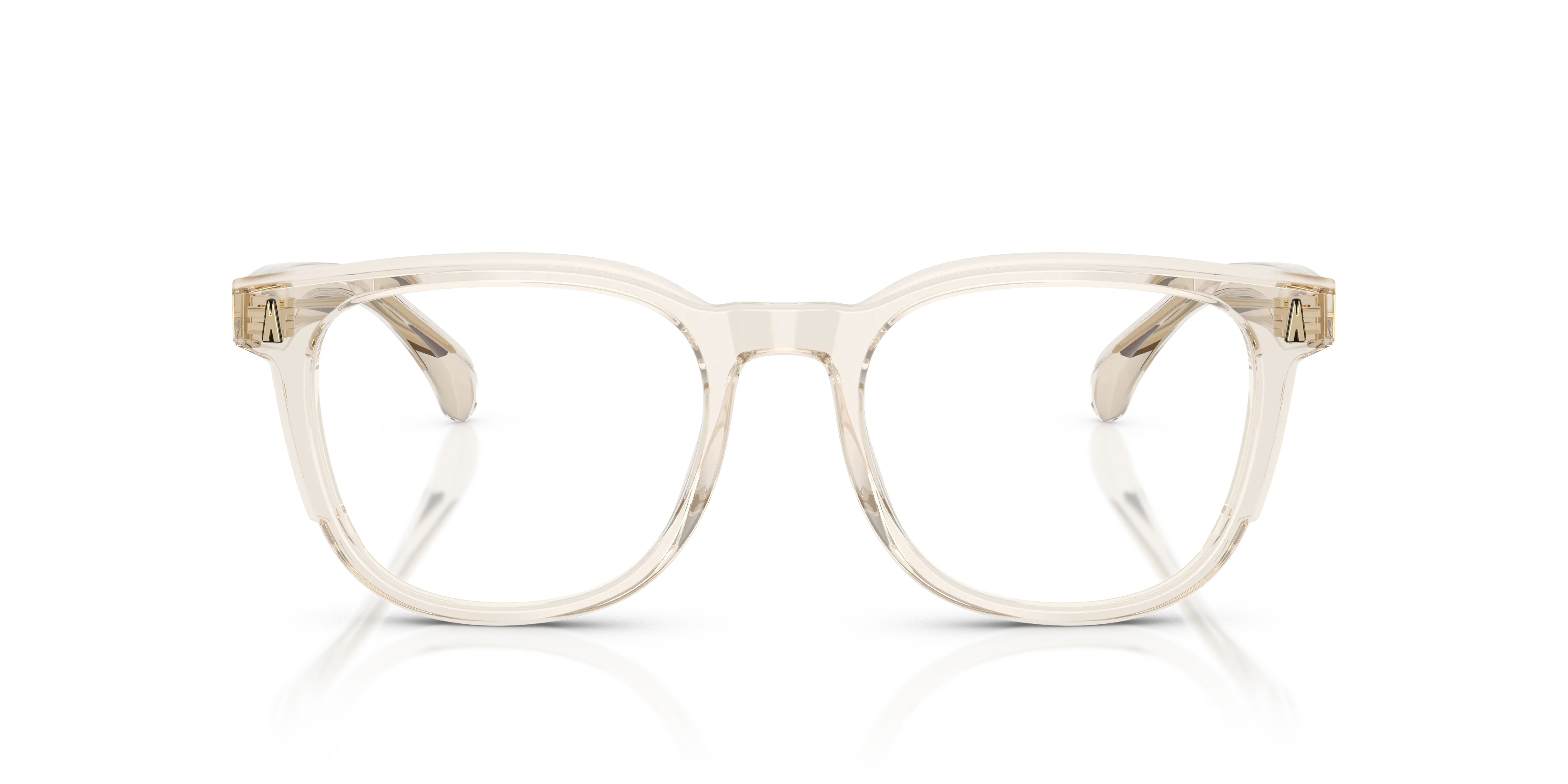 Moncler ME2002 3003 Montature da vista Acetato Bianco Trasparente Squadrata Normale - immagine 3