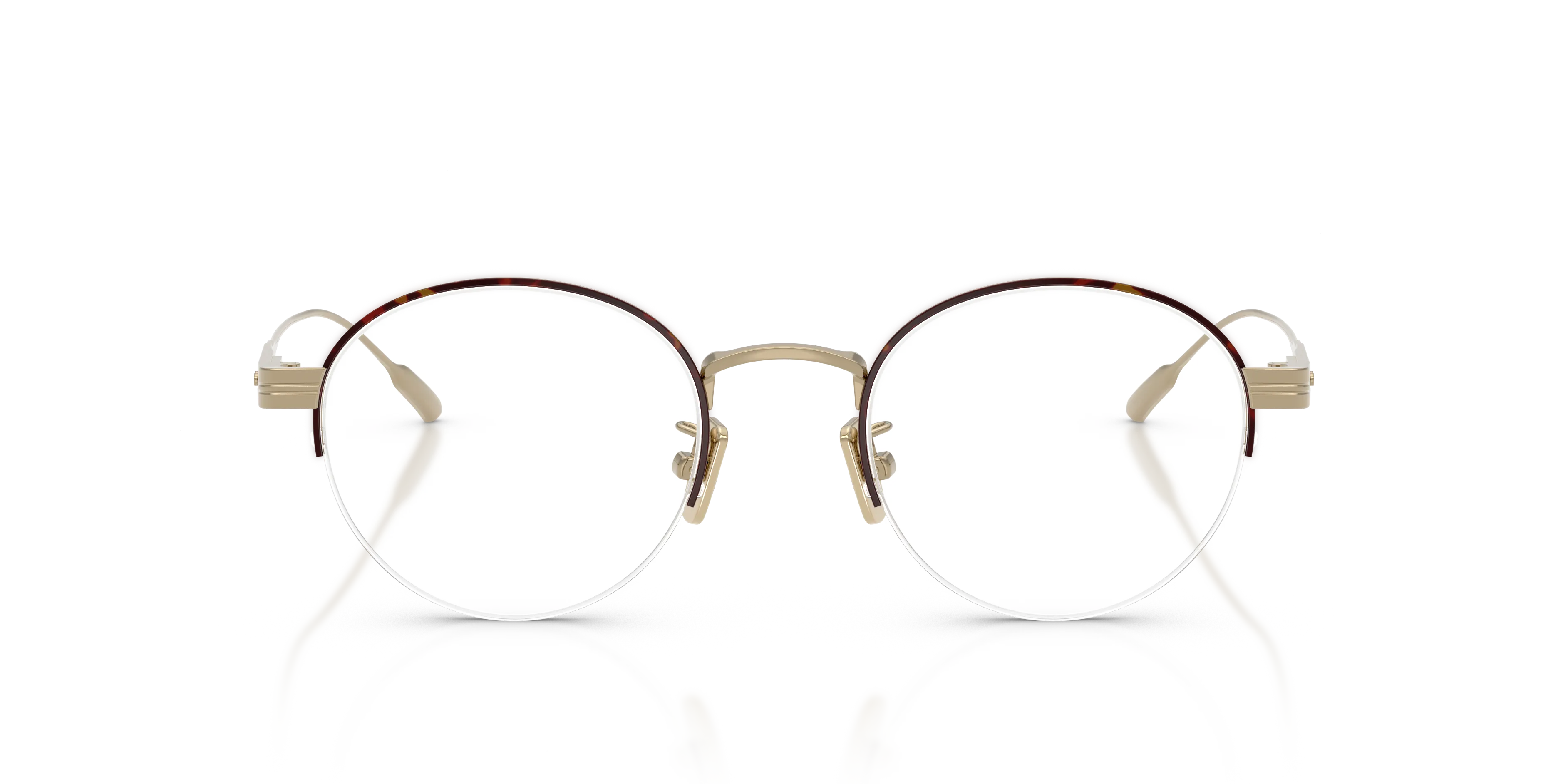 Moncler ME1016TD 1026 Montature da vista Titanio Tartaruga Trasparente Rotonda Normale - immagine 3