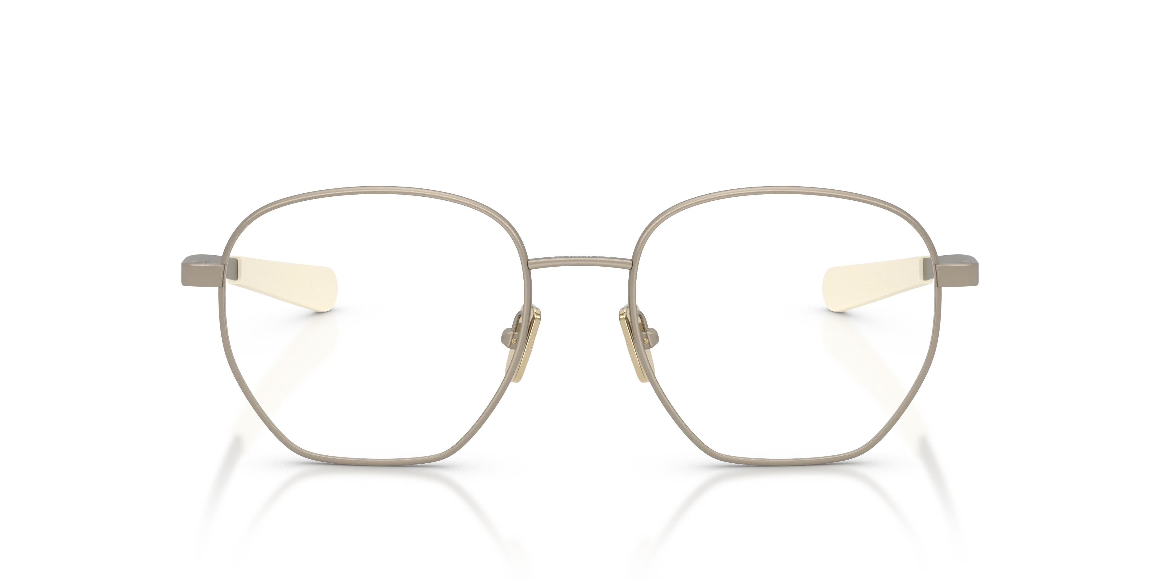 Moncler ME1015 1003 Montature da vista Metallo Bronzo Trasparente Rotonda Normale - immagine 3