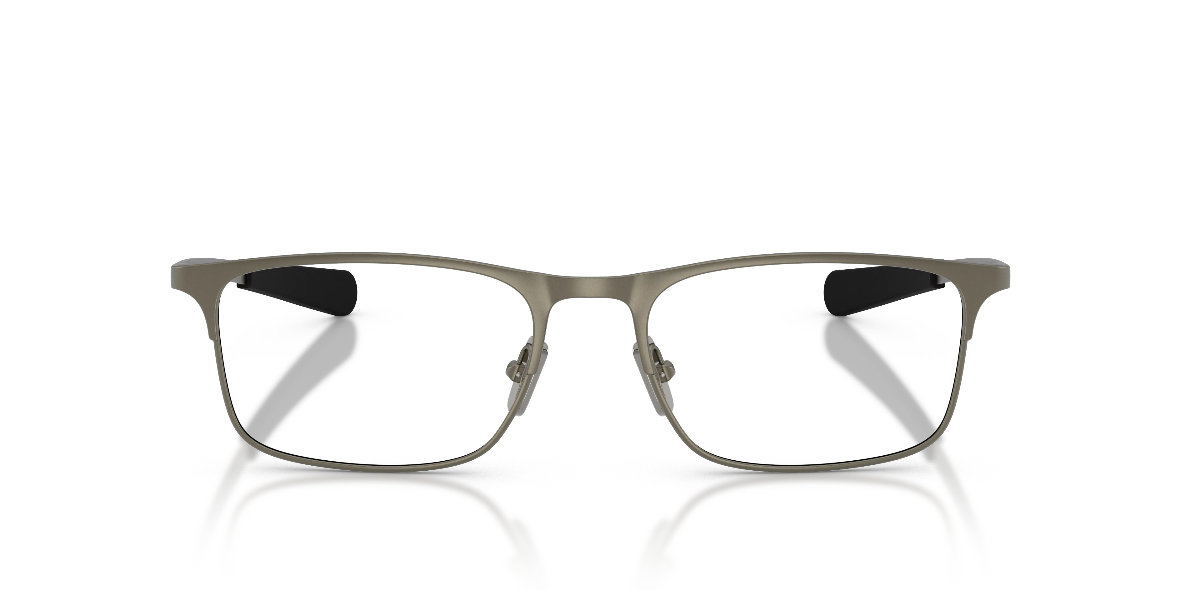 Moncler ME1014 1002 Montature da vista Metallo Grigio Trasparente Squadrata Normale - immagine 3