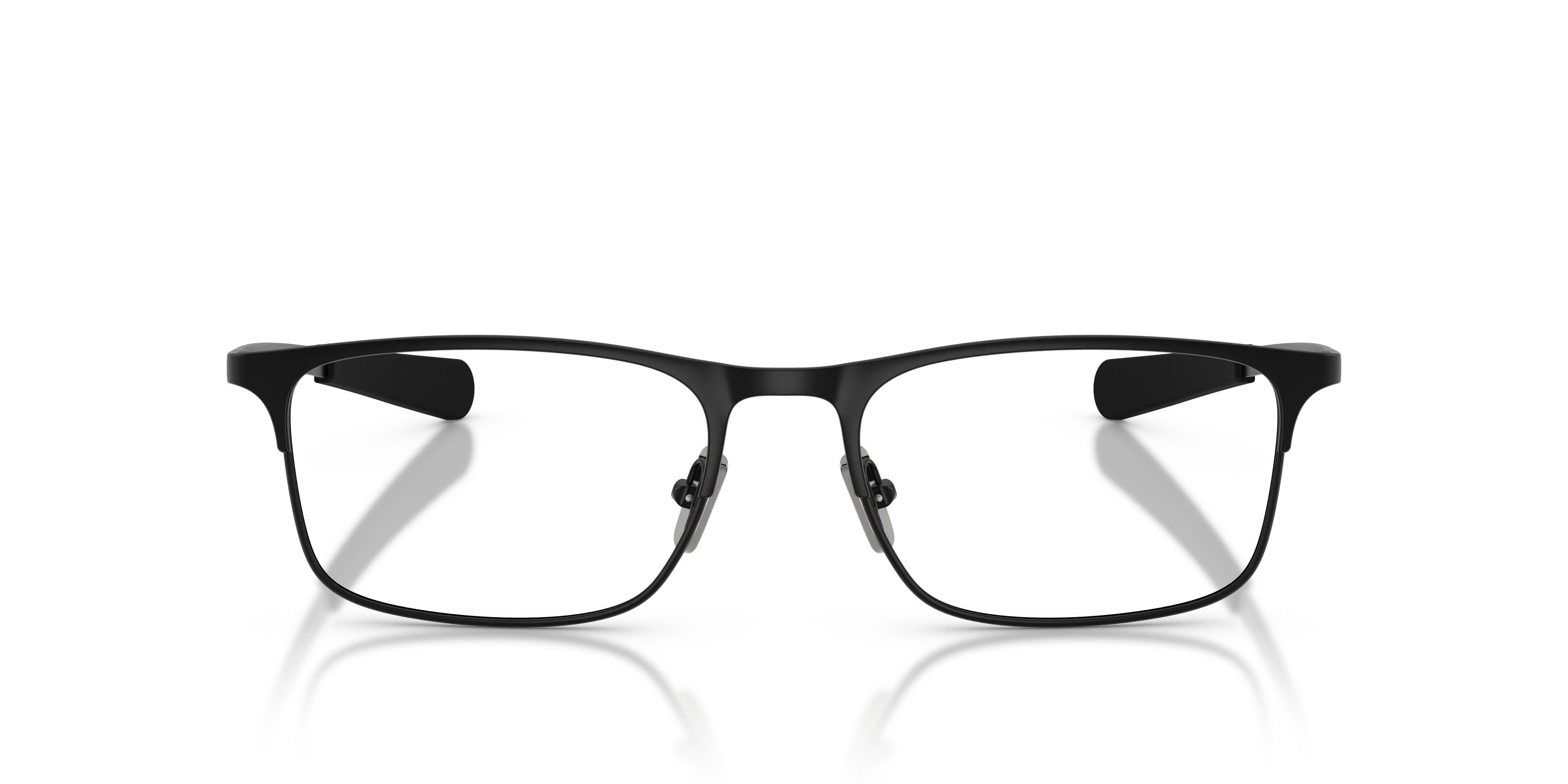 Moncler ME1014 1001 Montature da vista Metallo Nero Trasparente Squadrata Normale - immagine 3