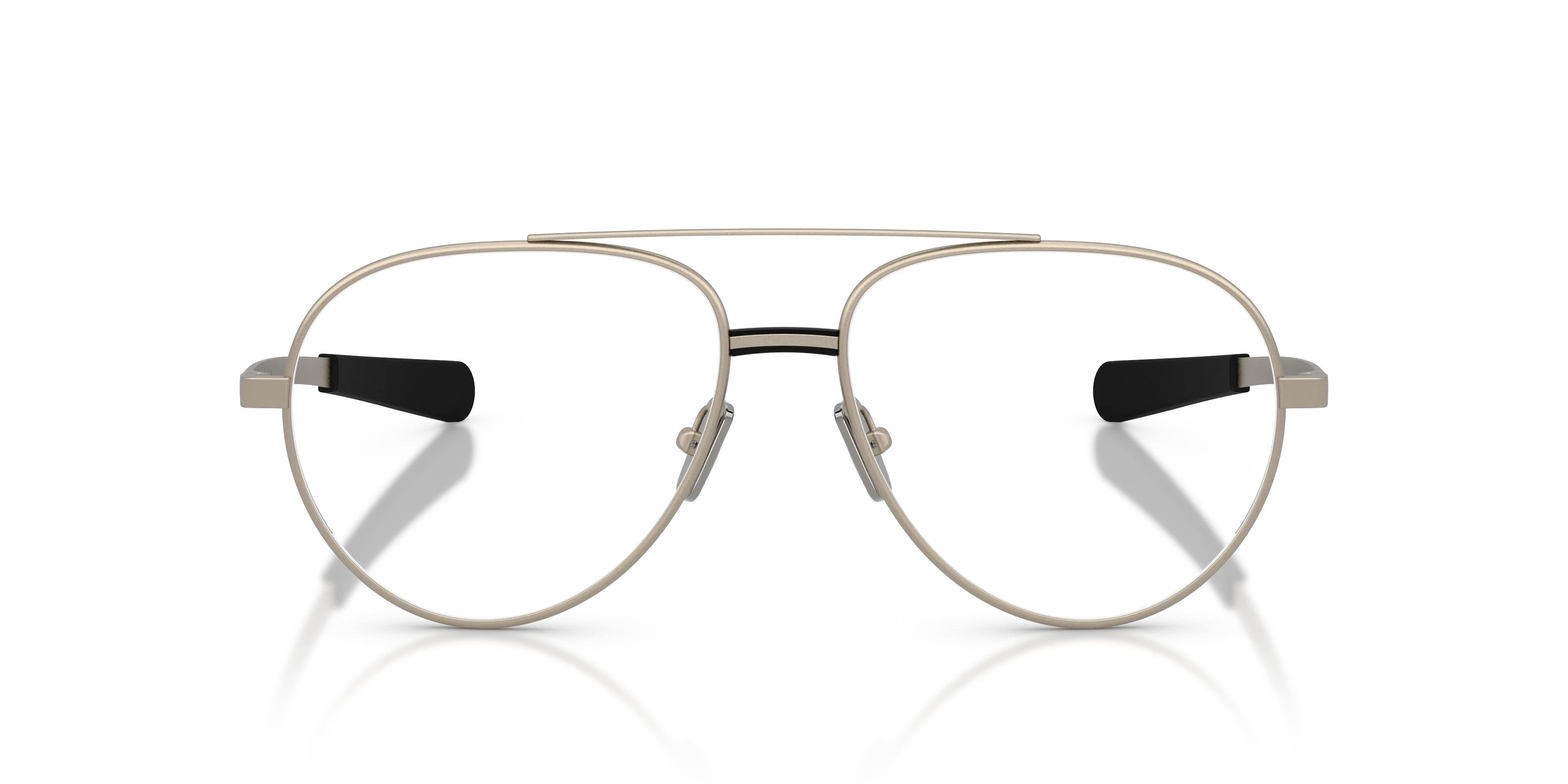 Moncler ME1008 1003 Montature da vista Metallo Bronzo Trasparente Pilot Normale - immagine 3
