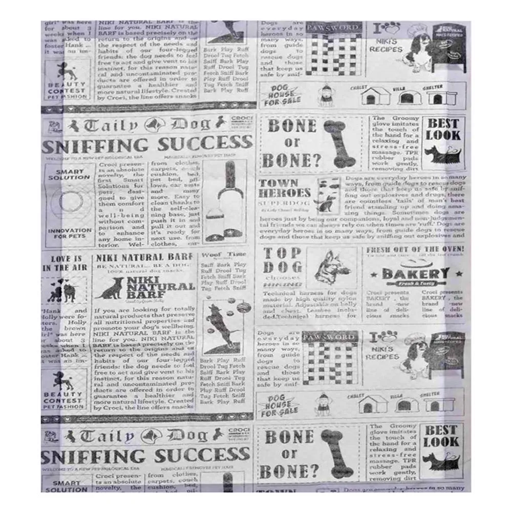 Croci Super Nappy Newspaper - Tappetini igienici per cani super assorbenti 57x54 cm - 60 pz, Traverse cani e animali domestici usa e getta, antiodore e antistrappo - immagine 4