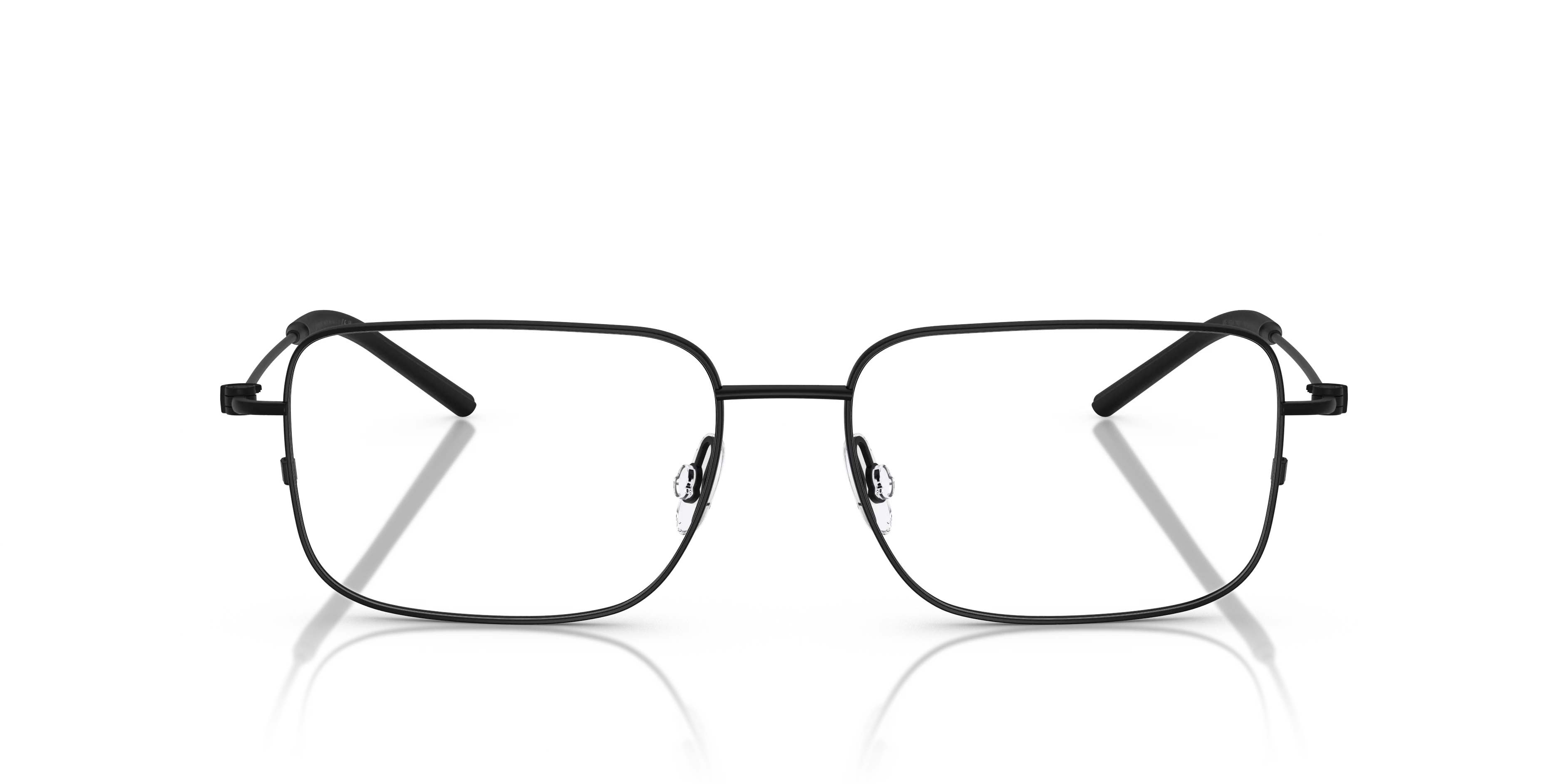 Moncler ME1004 1001 Montature da vista Acciaio Nero Trasparente Geometrica Normale - immagine 3