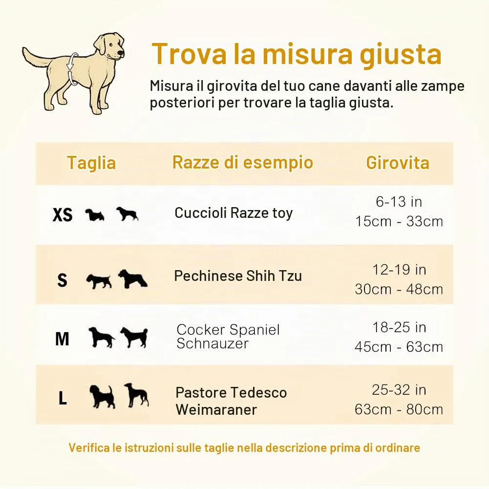 Dono Pannolini per cani e animali domestici, usa e getta, per cuccioli e cani, super assorbenti (6XS -84count) - immagine 4