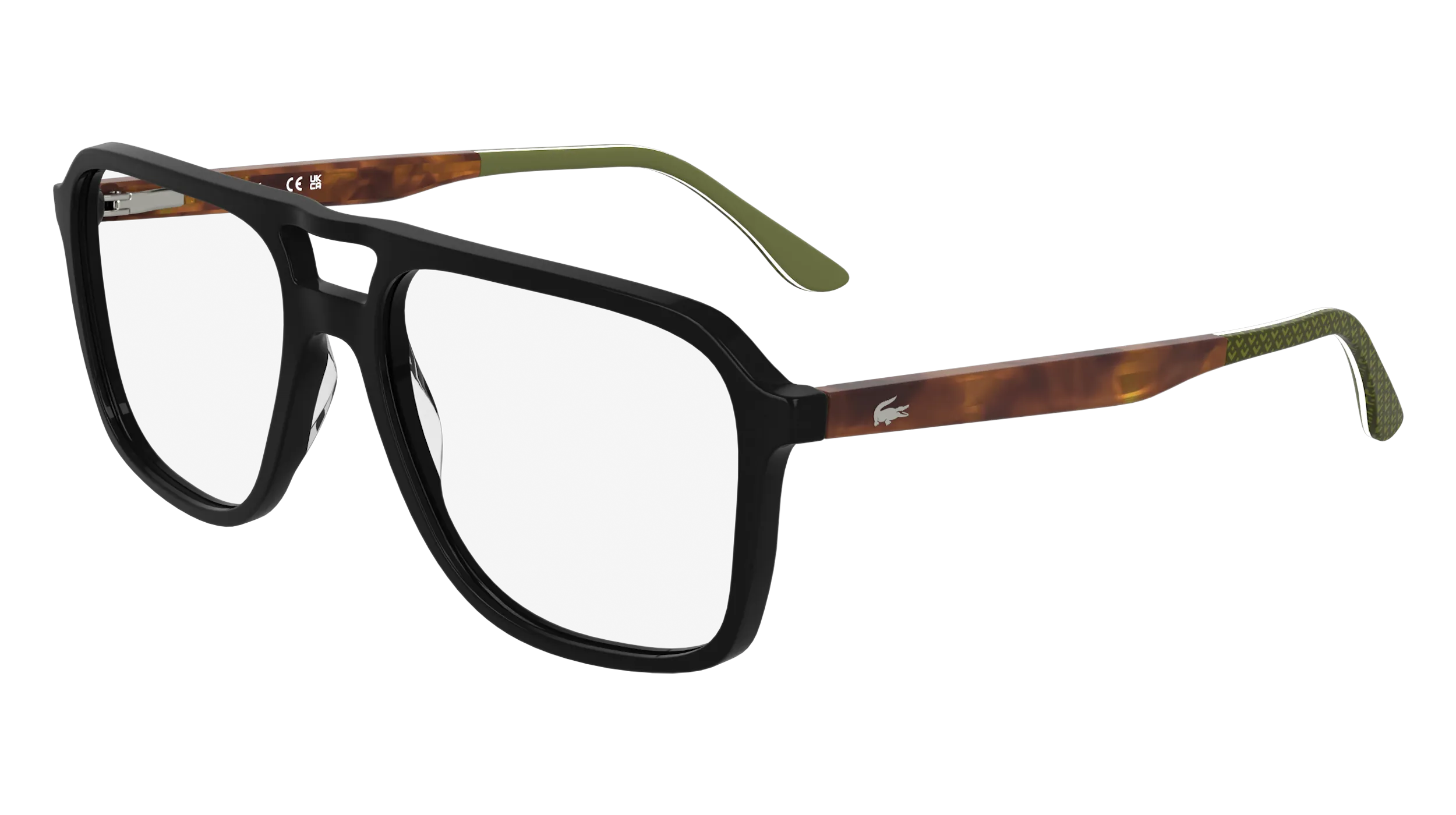 Lacoste L2991 001 Montature da vista Acetato Nero Pilot Normale - immagine 1