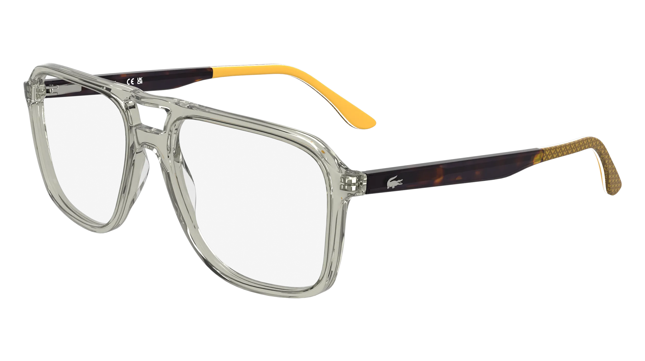 Lacoste L2991 035 Montature da vista Acetato Grigio Pilot Normale - immagine 1