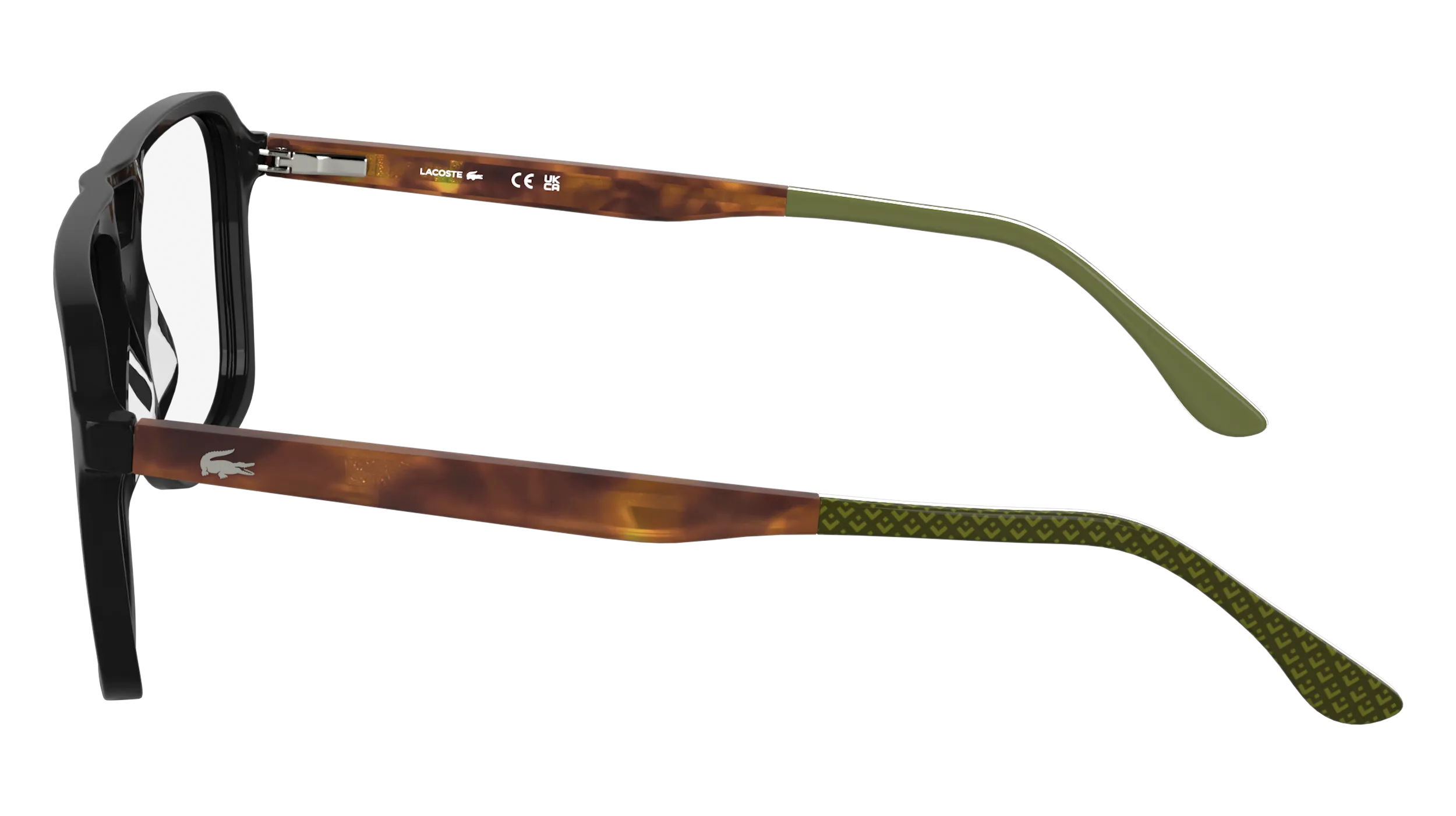 Lacoste L2991 001 Montature da vista Acetato Nero Pilot Normale - immagine 3