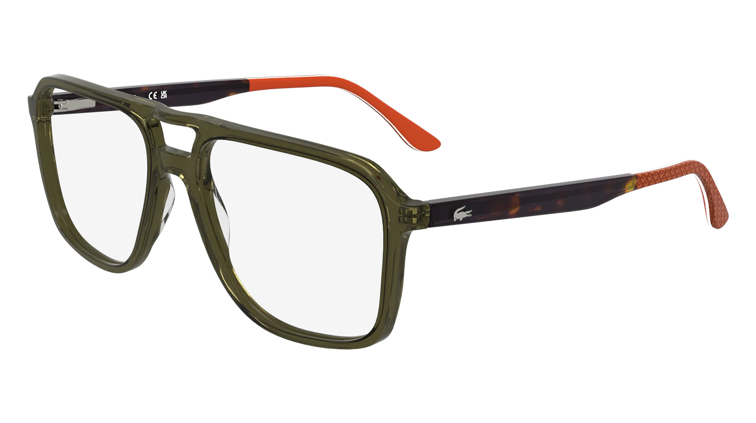 Lacoste L2991 275 Montature da vista Acetato Verde Pilot Normale - immagine 1
