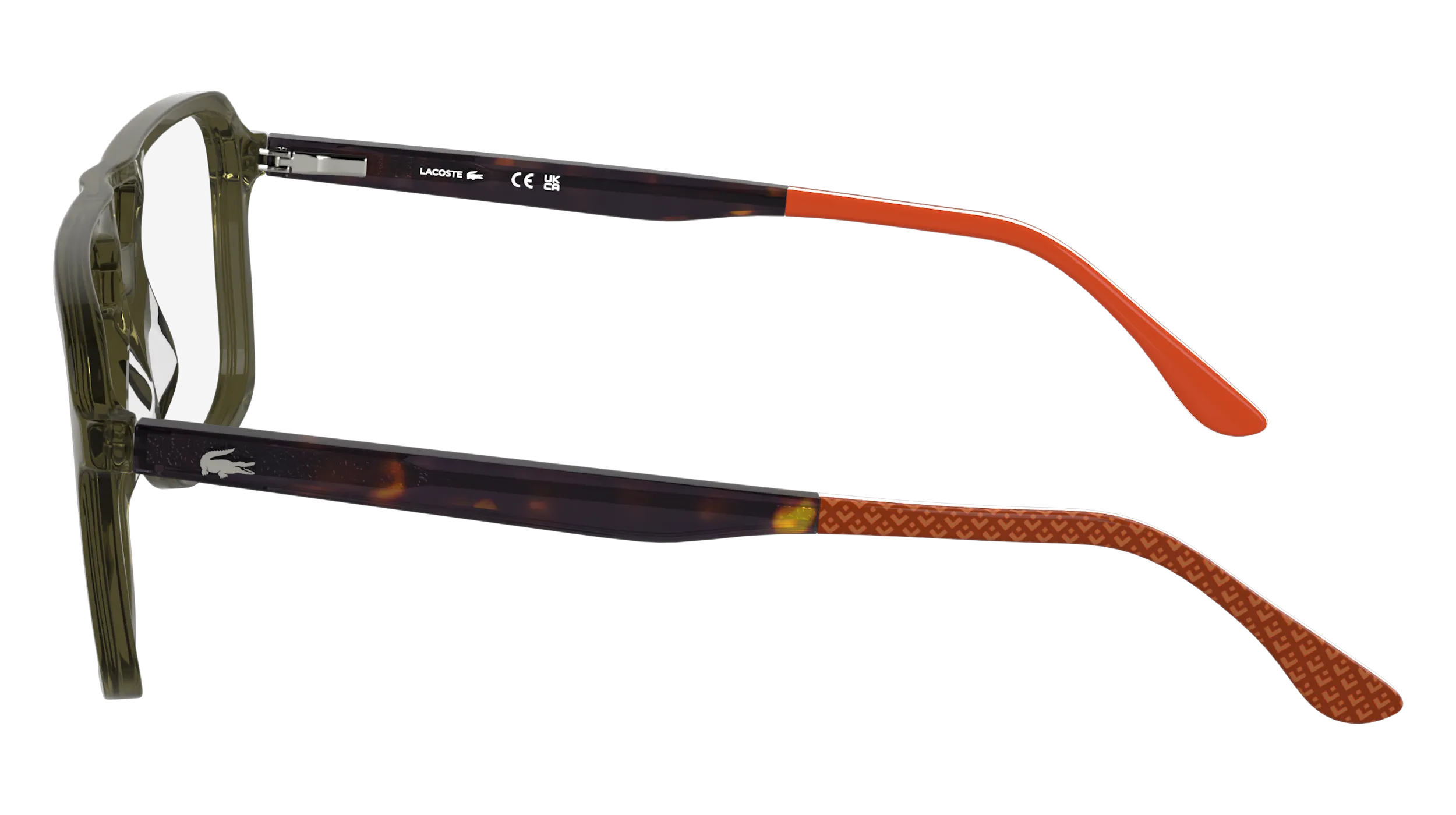 Lacoste L2991 275 Montature da vista Acetato Verde Pilot Normale - immagine 3