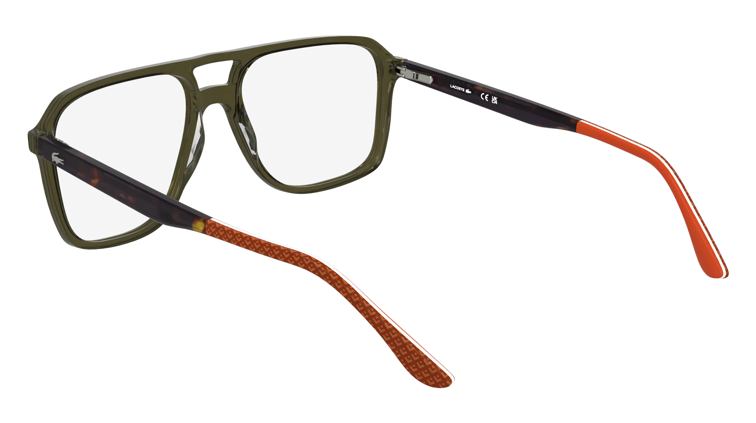 Lacoste L2991 275 Montature da vista Acetato Verde Pilot Normale - immagine 4