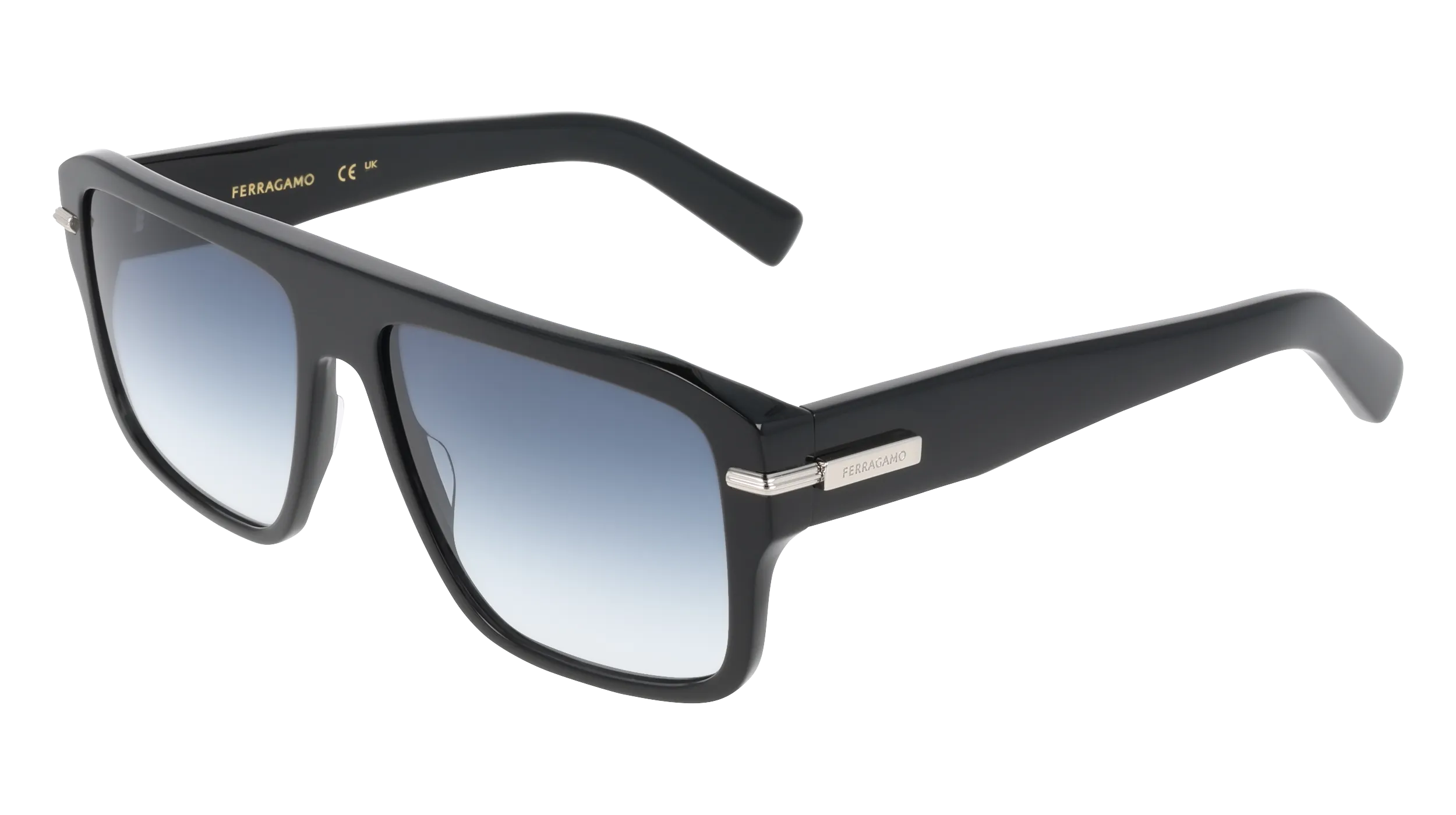 Ferragamo SF2078SLBI 001 Occhiali da sole Acetato Squadrata Normale - immagine 1