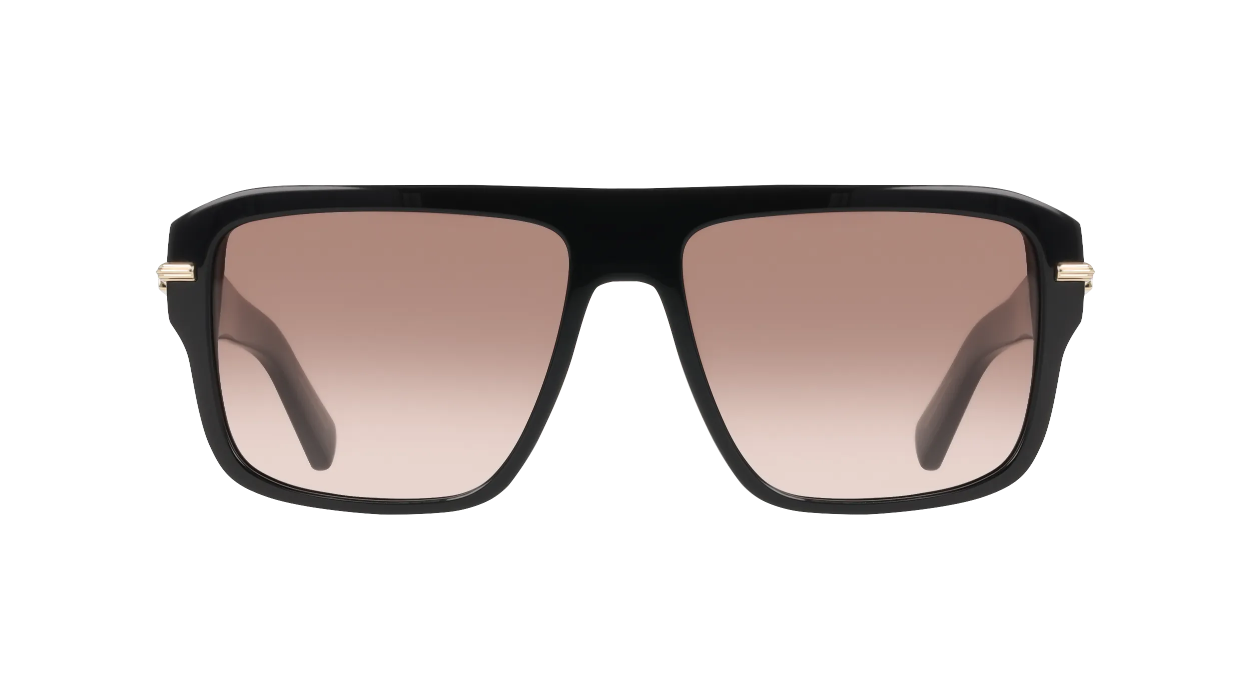 Ferragamo SF2078SLBI 003 Occhiali da sole Acetato Nero Marrone Squadrata Normale - immagine 2