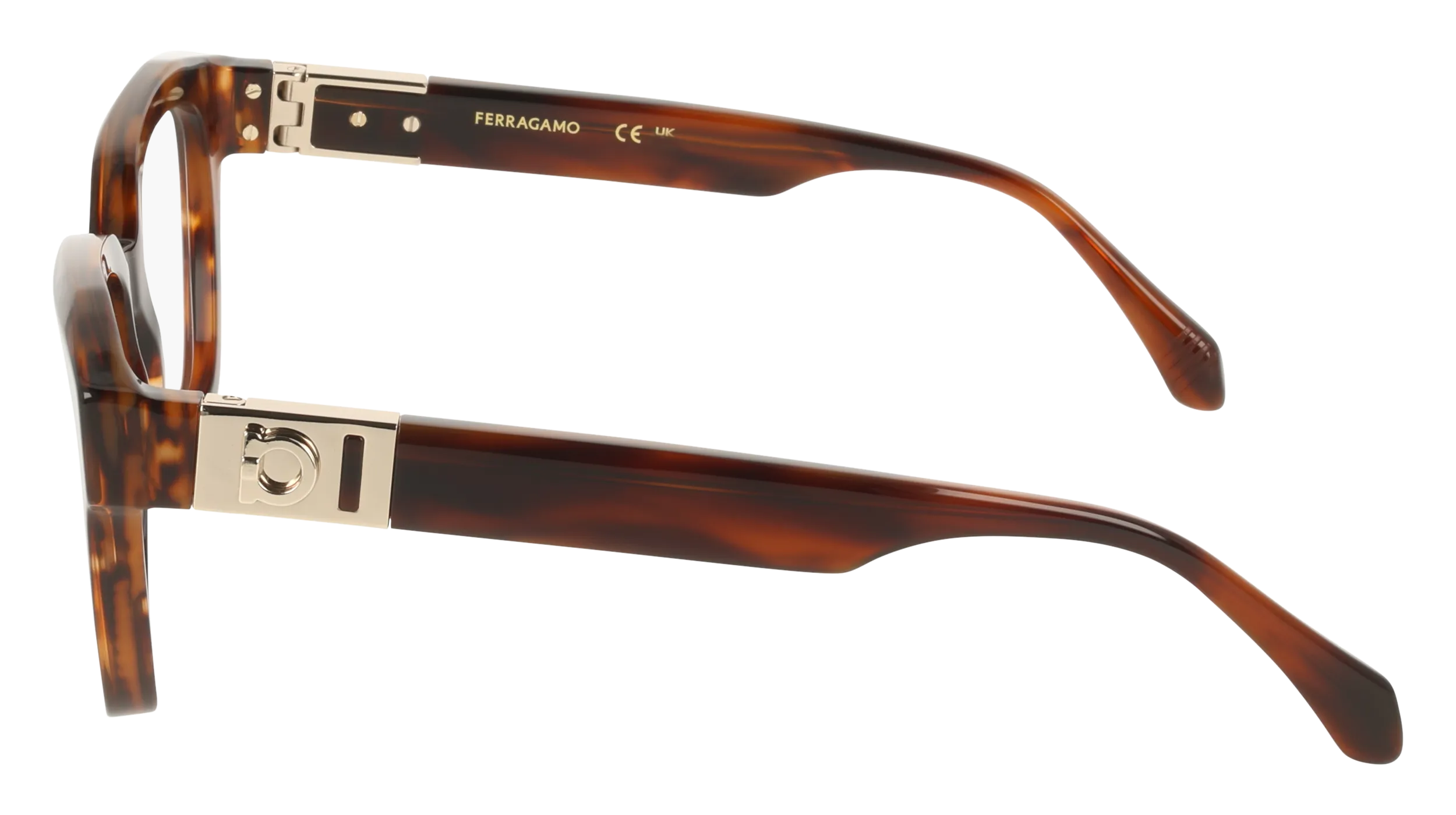 Ferragamo SF3040 240 Montature da vista Acetato Havana Squadrata Normale - immagine 3