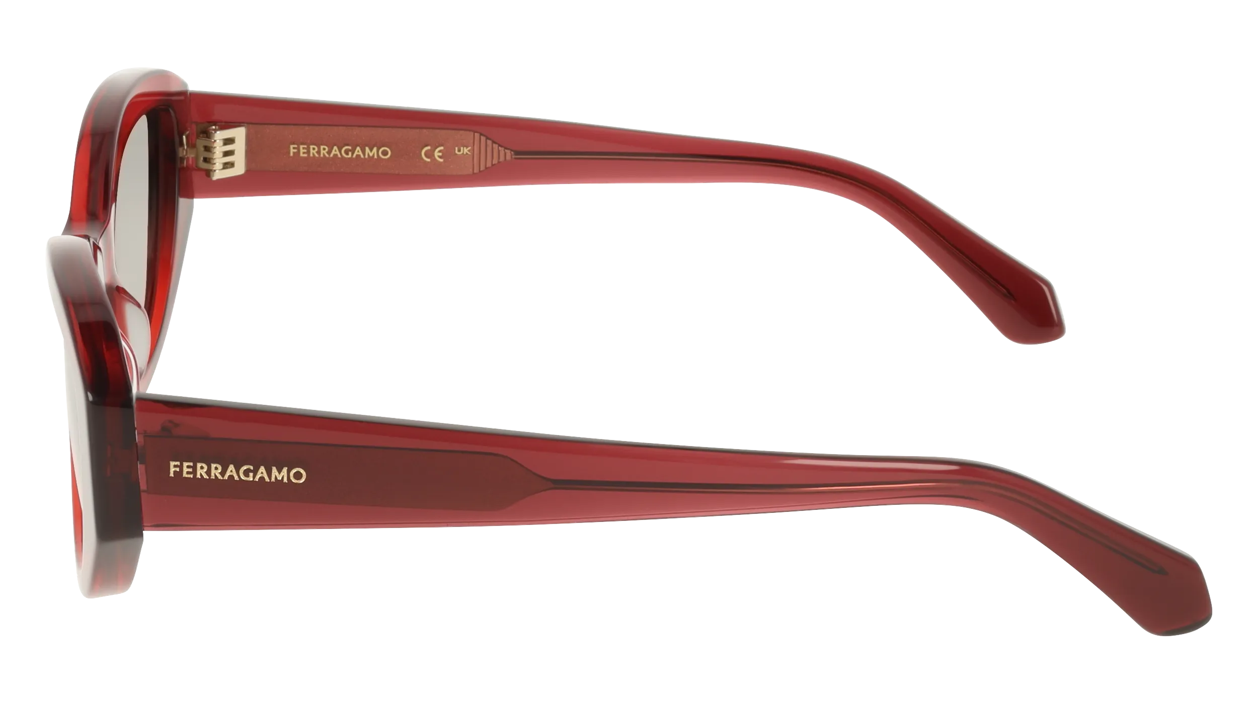Ferragamo SF2104S 614 Occhiali da sole Acetato Rotonda Normale - immagine 3