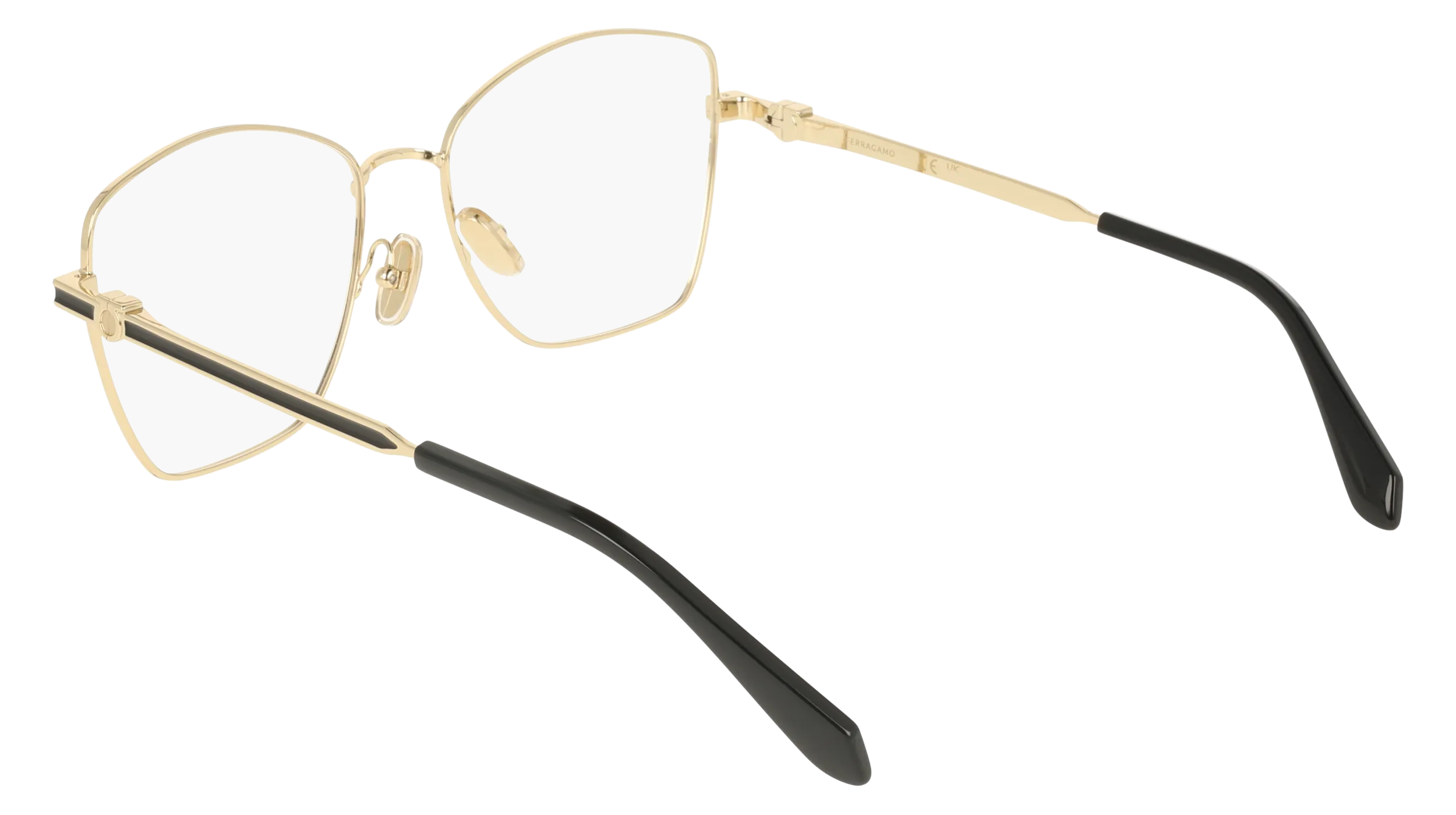 Ferragamo SF2242 712 Montature da vista Metallo Oro Squadrata Normale - immagine 4