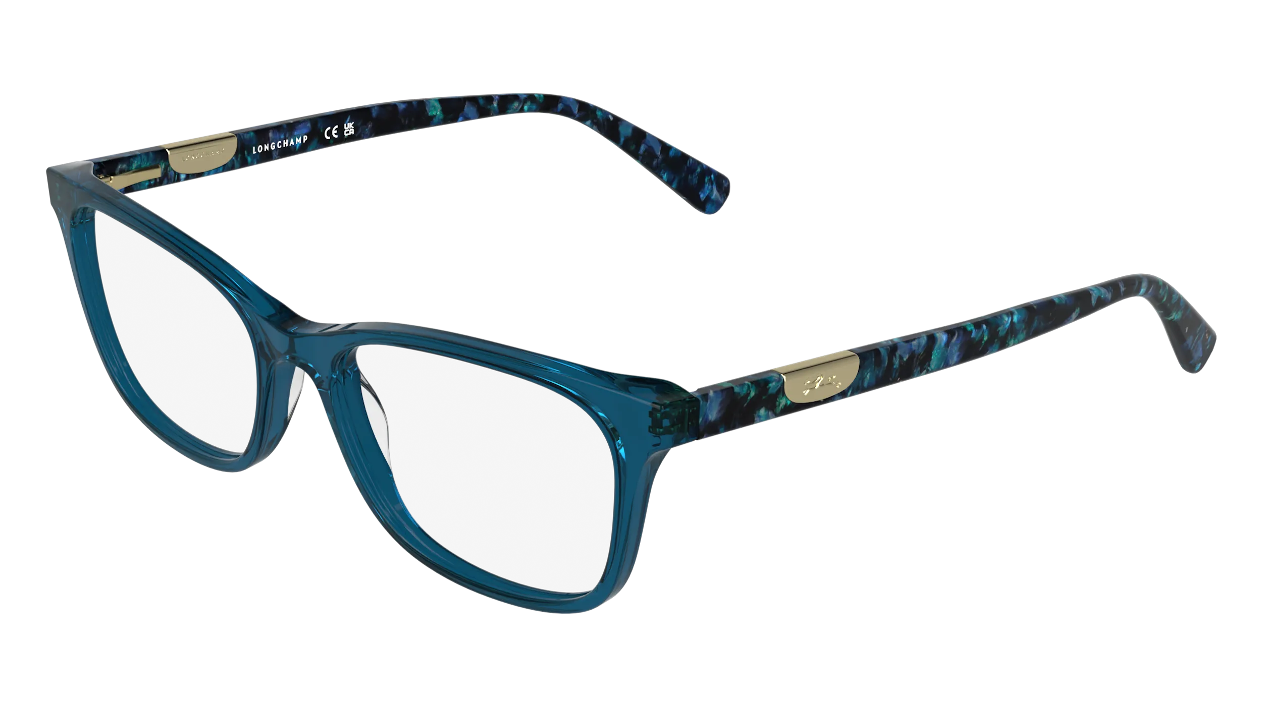 LONGCHAMP LO2797 400 Montature da vista Acetato Blu Squadrata Normale - immagine 1
