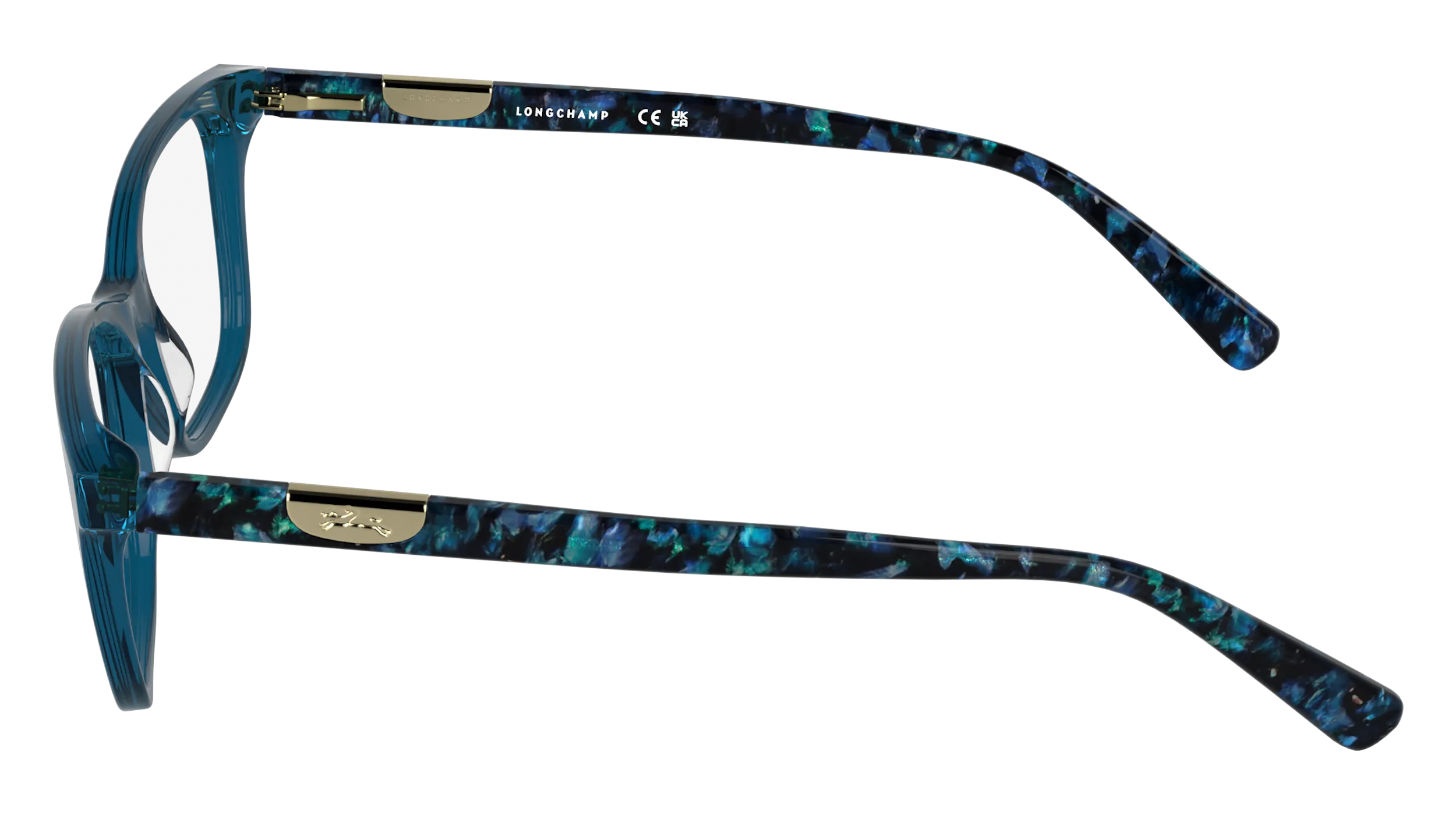 LONGCHAMP LO2797 400 Montature da vista Acetato Blu Squadrata Normale - immagine 3