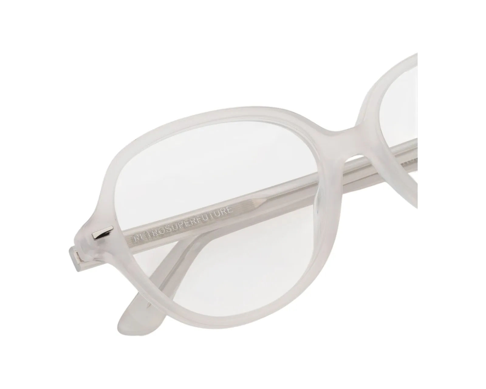 Retrosuperfuture EMH NUMERO 154 NUVOLA Montature da vista Acetato Grigio Farfalla - immagine 3