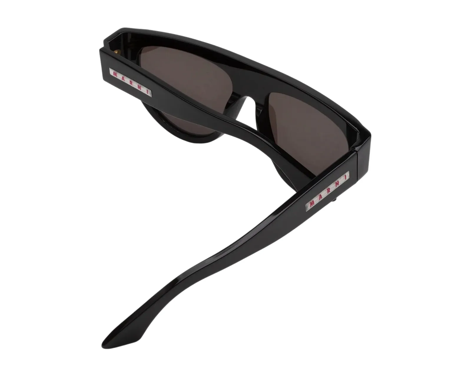 Marni 90K Ziruna Black Occhiali da sole Acetato Nero Nero Pilot Normale - immagine 3
