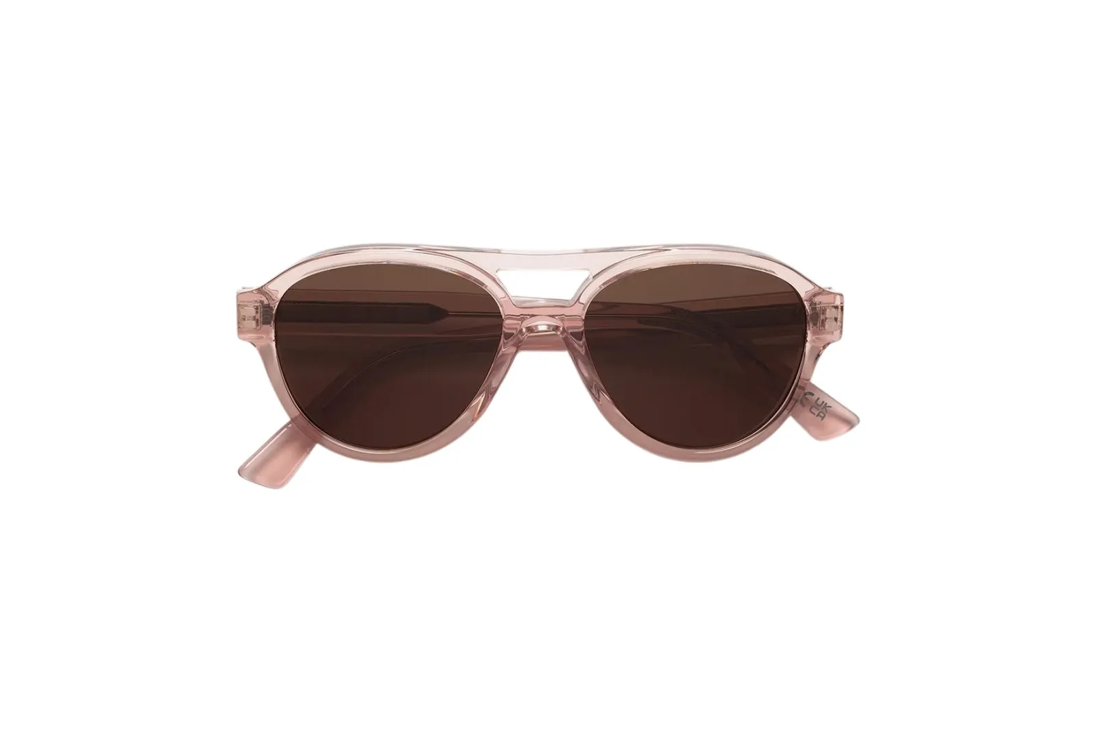 Marni 8ZT Zeanou Dusty Pink Occhiali da sole Acetato Rosa Marrone Pilot Normale - immagine 2