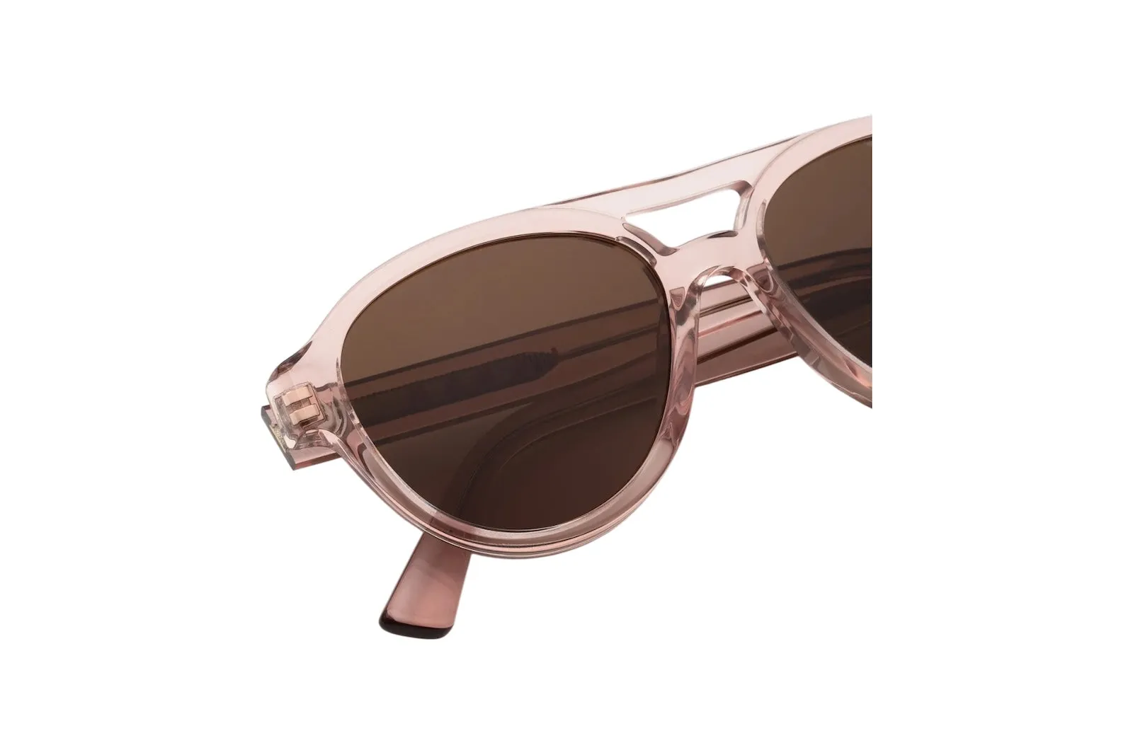 Marni 8ZT Zeanou Dusty Pink Occhiali da sole Acetato Rosa Marrone Pilot Normale - immagine 3
