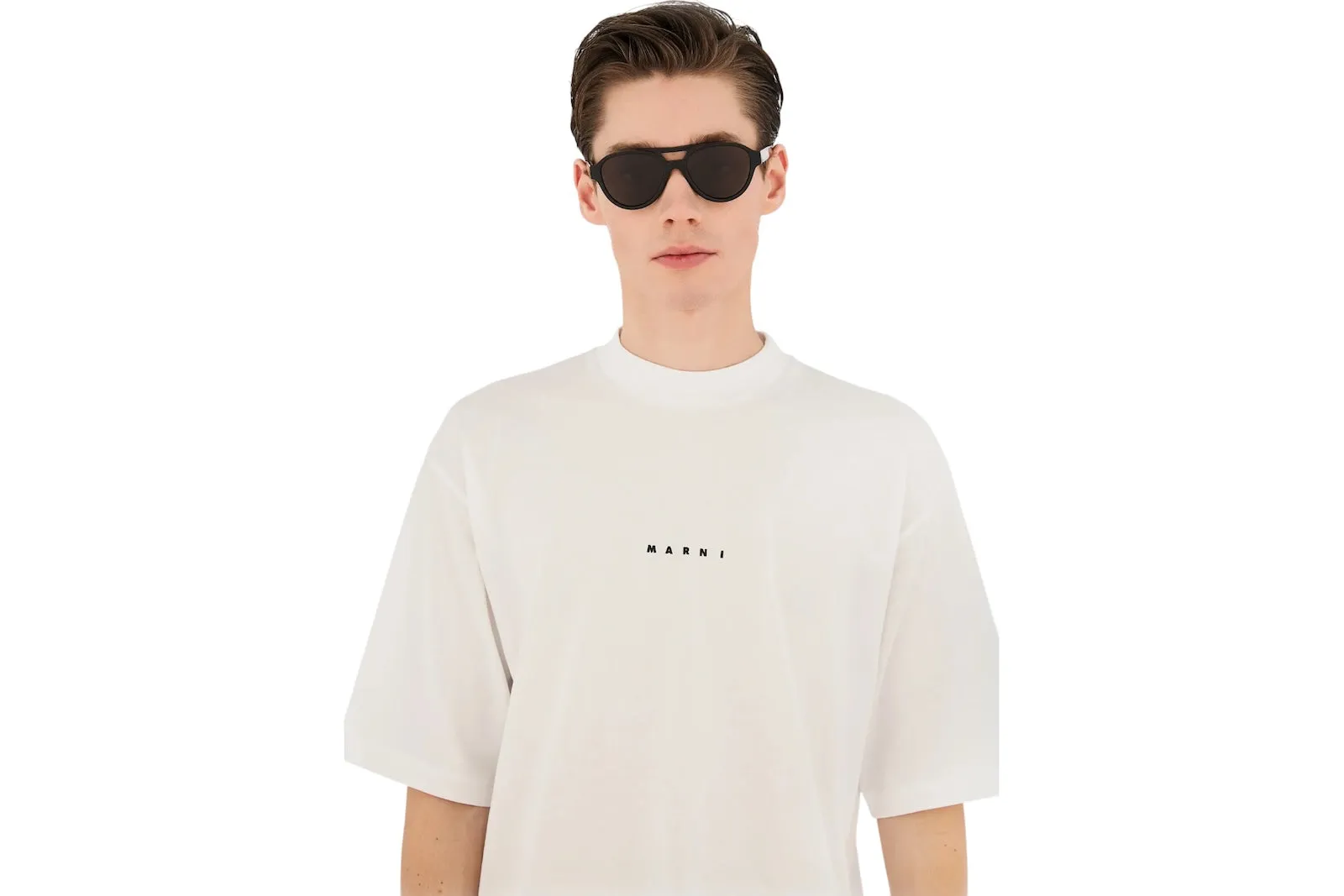 Marni 03H Zeanou Black Occhiali da sole Acetato Nero Nero Pilot Normale - immagine 4