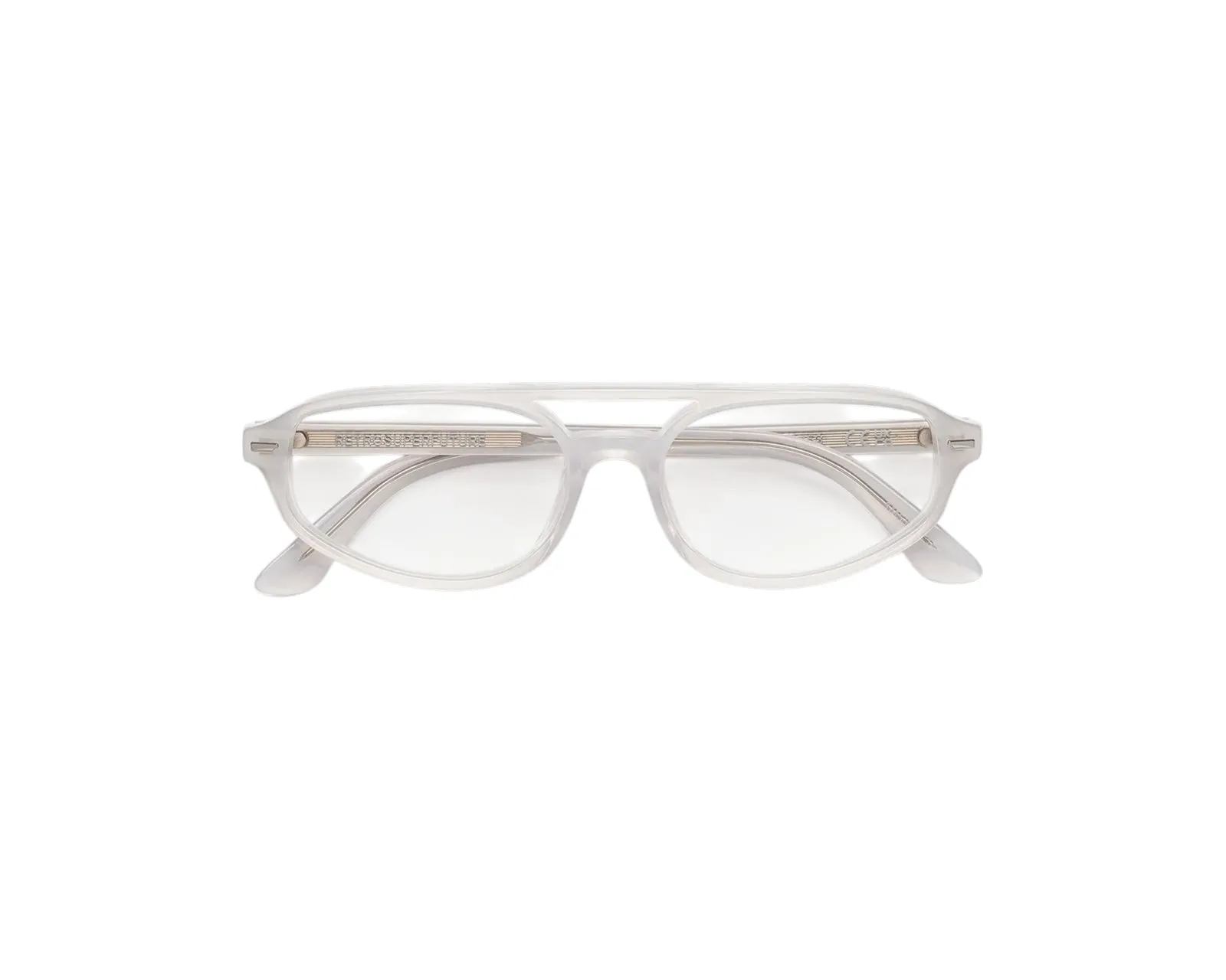 Retrosuperfuture 1M5 NUMERO 153 NUVOLA Montature da vista Acetato Grigio Pilot - immagine 2