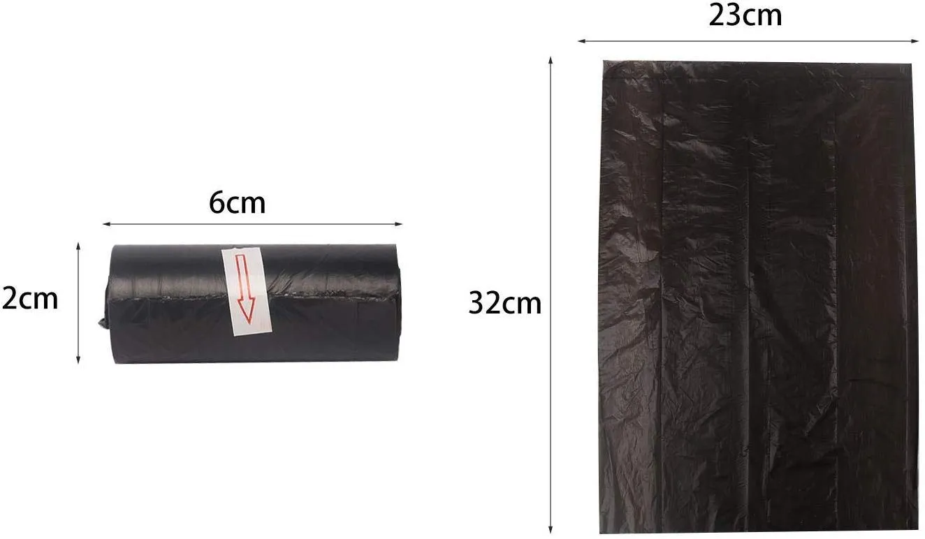 600 Sacchetti Cane Cacca, 5 colori, Sacchetti per i Bisogni dei Cani, 32 * 23 cm - immagine 4