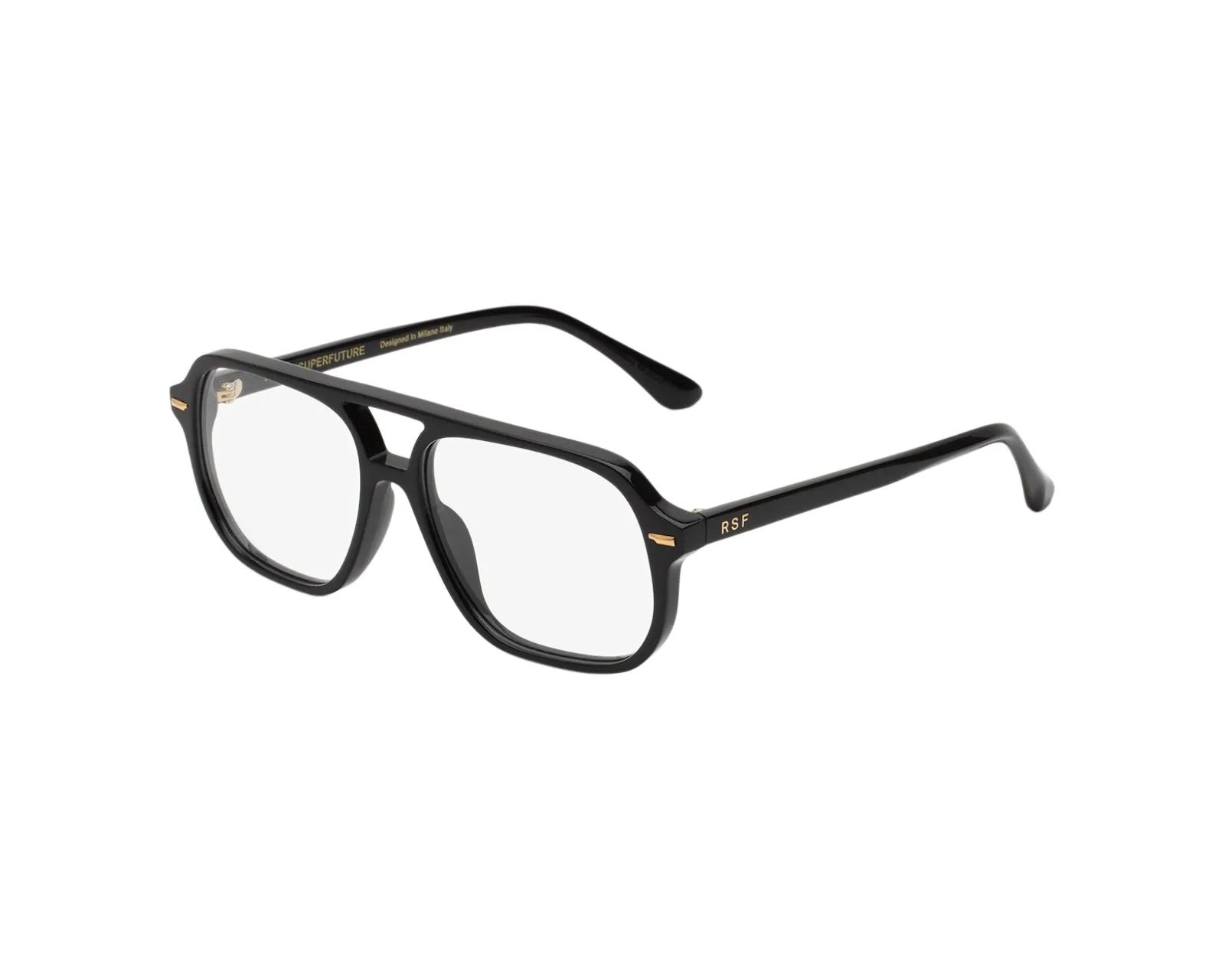 Retrosuperfuture Z7X NUMERO 152 BLACK Montature da vista Acetato Nero Squadrata - immagine 1