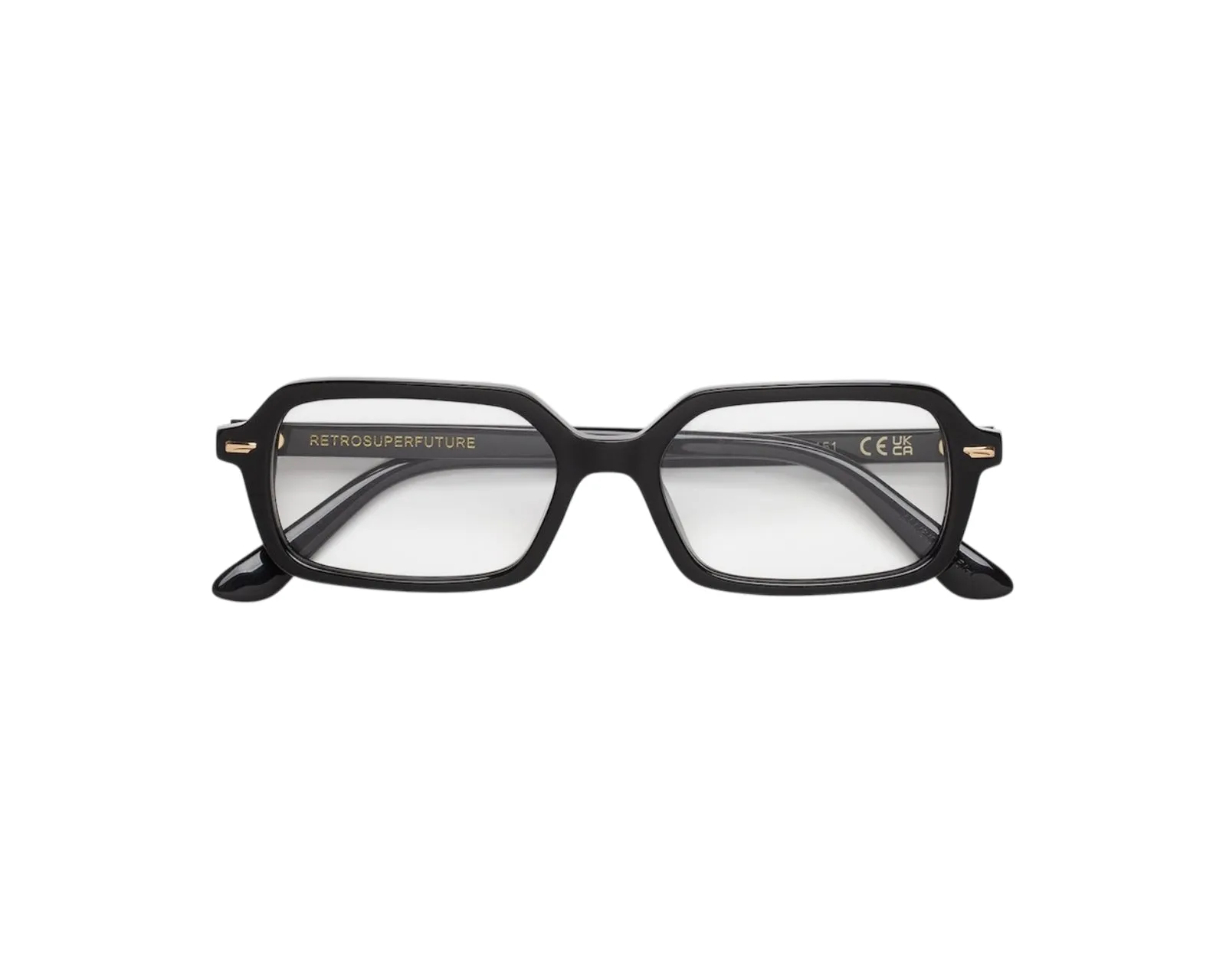 Retrosuperfuture WW6 NUMERO 151 BLACK Montature da vista Acetato Nero Squadrata - immagine 2