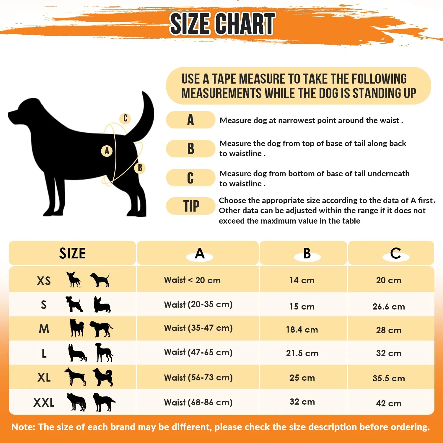 SlowTon Pannolini Riutilizzabili Del Cane Femmina, 3 Pack No Leak Lavabili Dog Period Pantaloni Super assorbenti Pantaloni di Calore Del Cane Comodi Pannolini Sanitari Del Cane con Pulsanti Regolabili - immagine 2