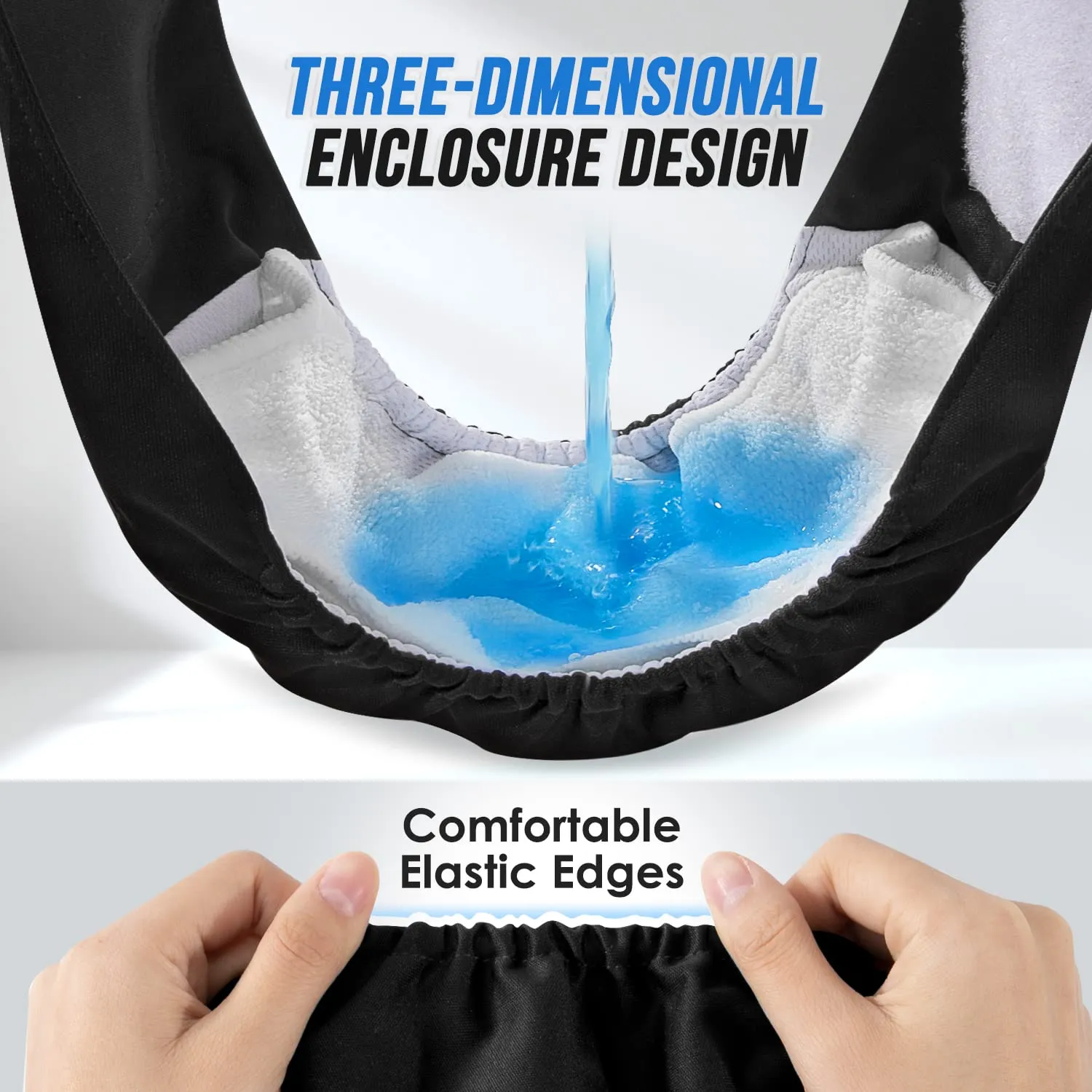 SlowTon Male Dog Diapers Wraps, Pannolini lavabili fasce per la pancia con cuscinetti aggiuntivi, Pannolini altamente assorbenti con chiusura flessibile, confezione da 5 - immagine 3