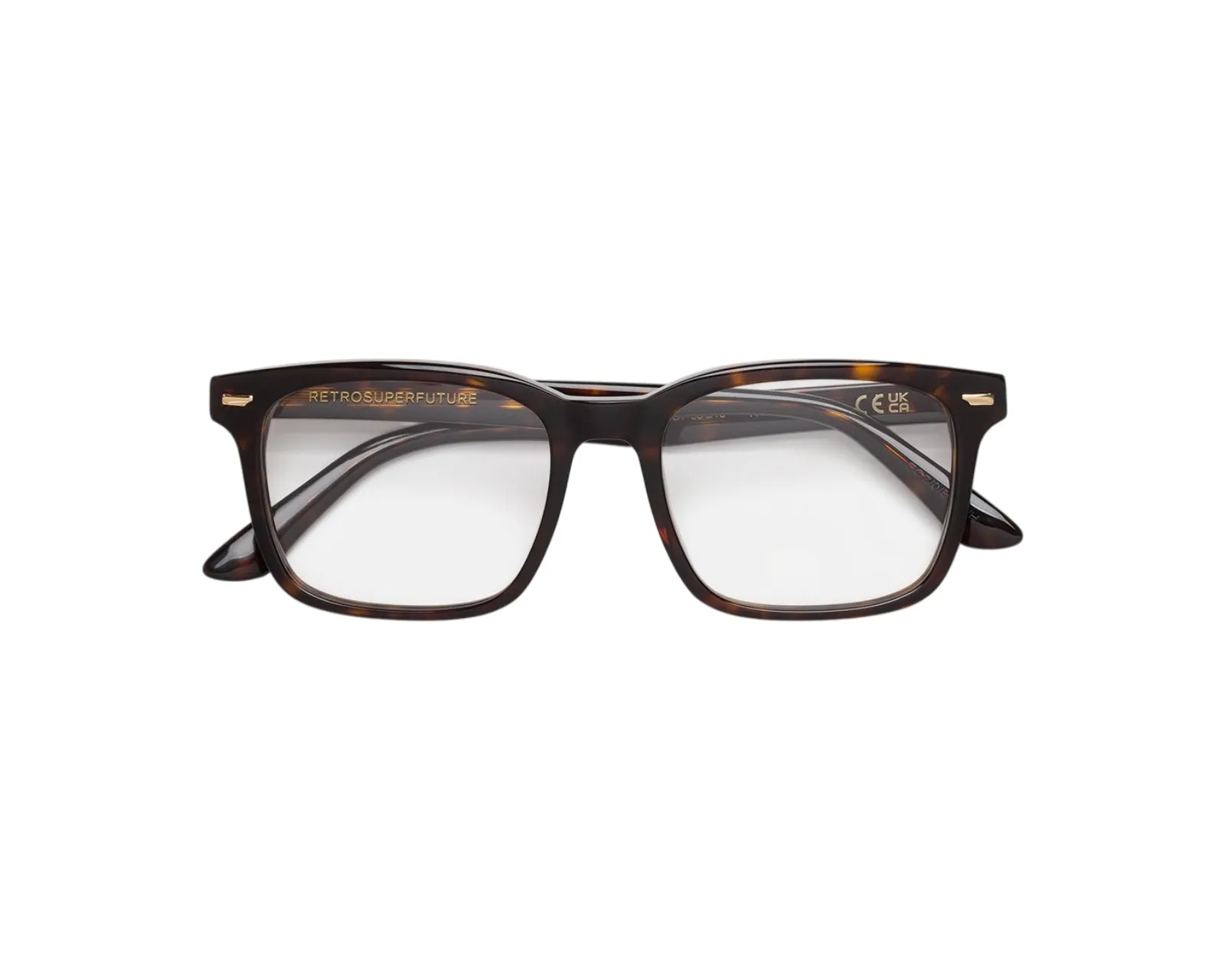 Retrosuperfuture EO7 NUMERO 150 3627 Montature da vista Acetato Havana Squadrata - immagine 2