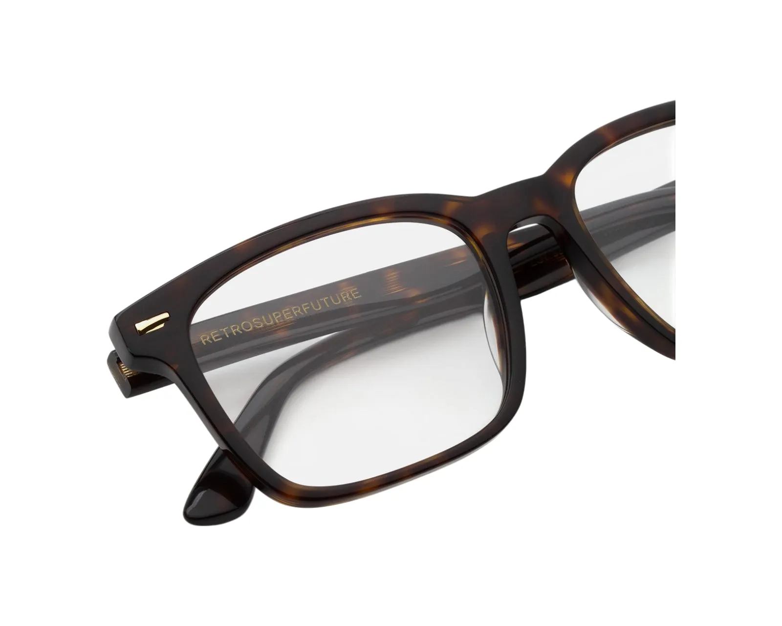 Retrosuperfuture EO7 NUMERO 150 3627 Montature da vista Acetato Havana Squadrata - immagine 3