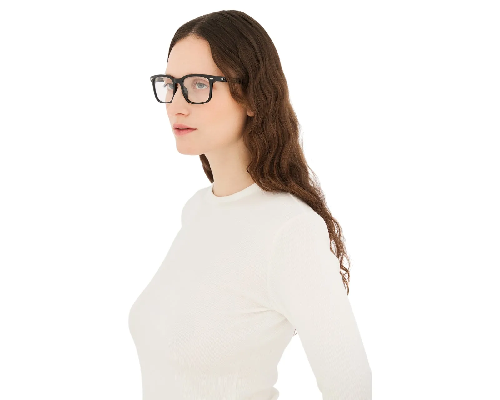 Retrosuperfuture 96B NUMERO 150 BLACK Montature da vista Acetato Nero Squadrata - immagine 4