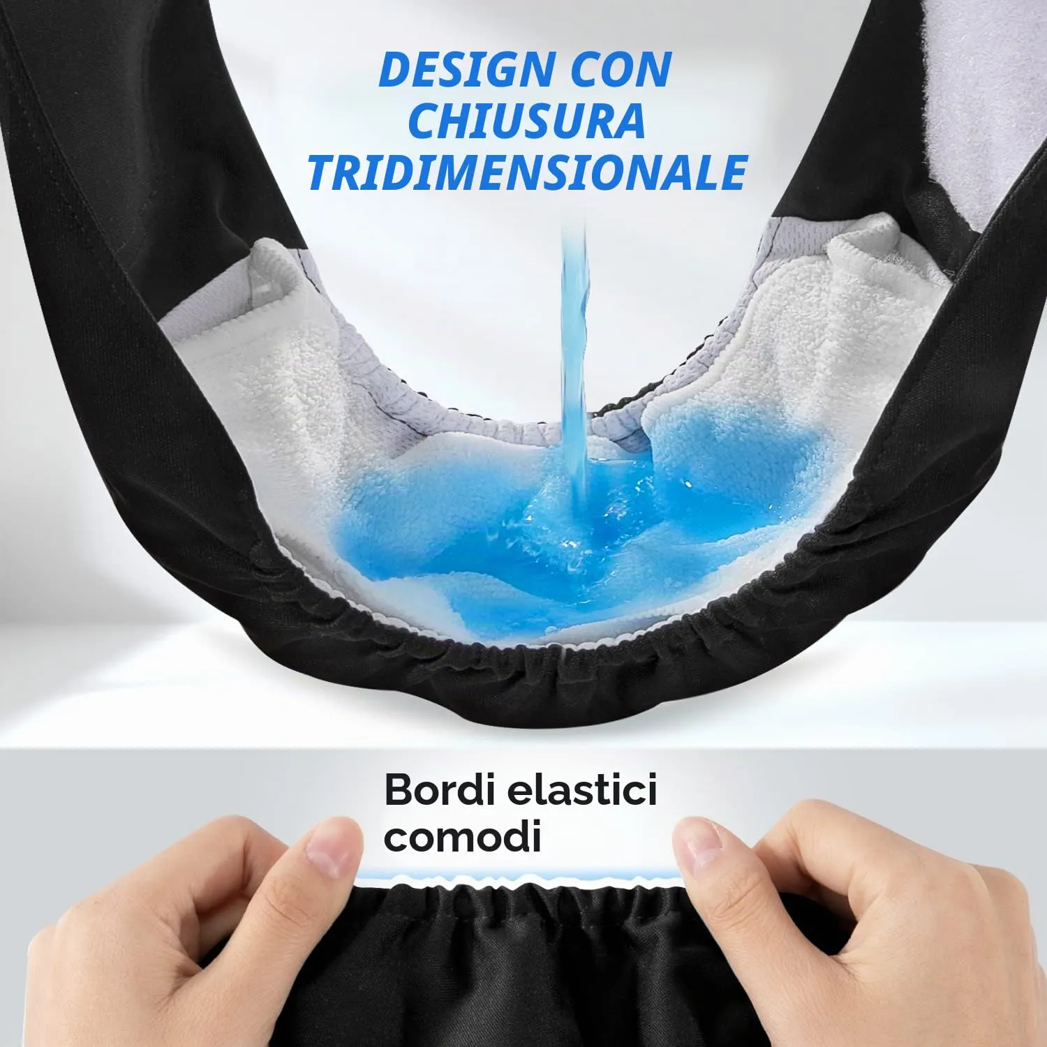 SlowTon Male Dog Diapers Wraps, Pannolini lavabili fasce per la pancia con cuscinetti aggiuntivi, Pannolini altamente assorbenti con chiusura flessibile, confezione da 5 - immagine 3