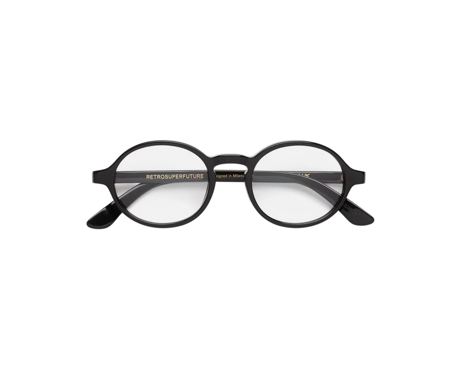 Retrosuperfuture D5B NUMERO 140 NERO Montature da vista Acetato Nero Rotonda - immagine 2