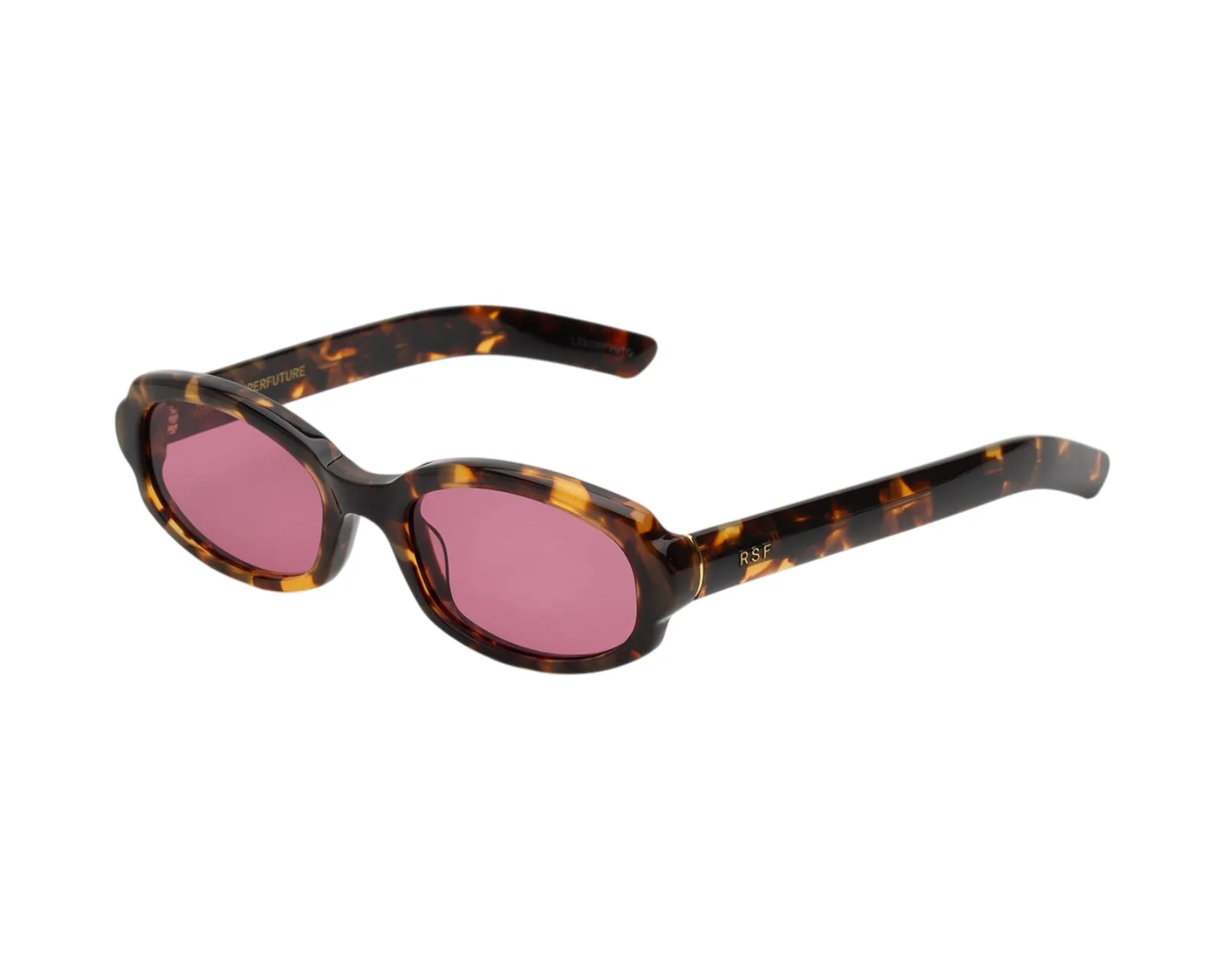 Retrosuperfuture L33 ESATTO BURNT HAVANA Occhiali da sole Acetato Havana Viola Rotonda Normale - immagine 1