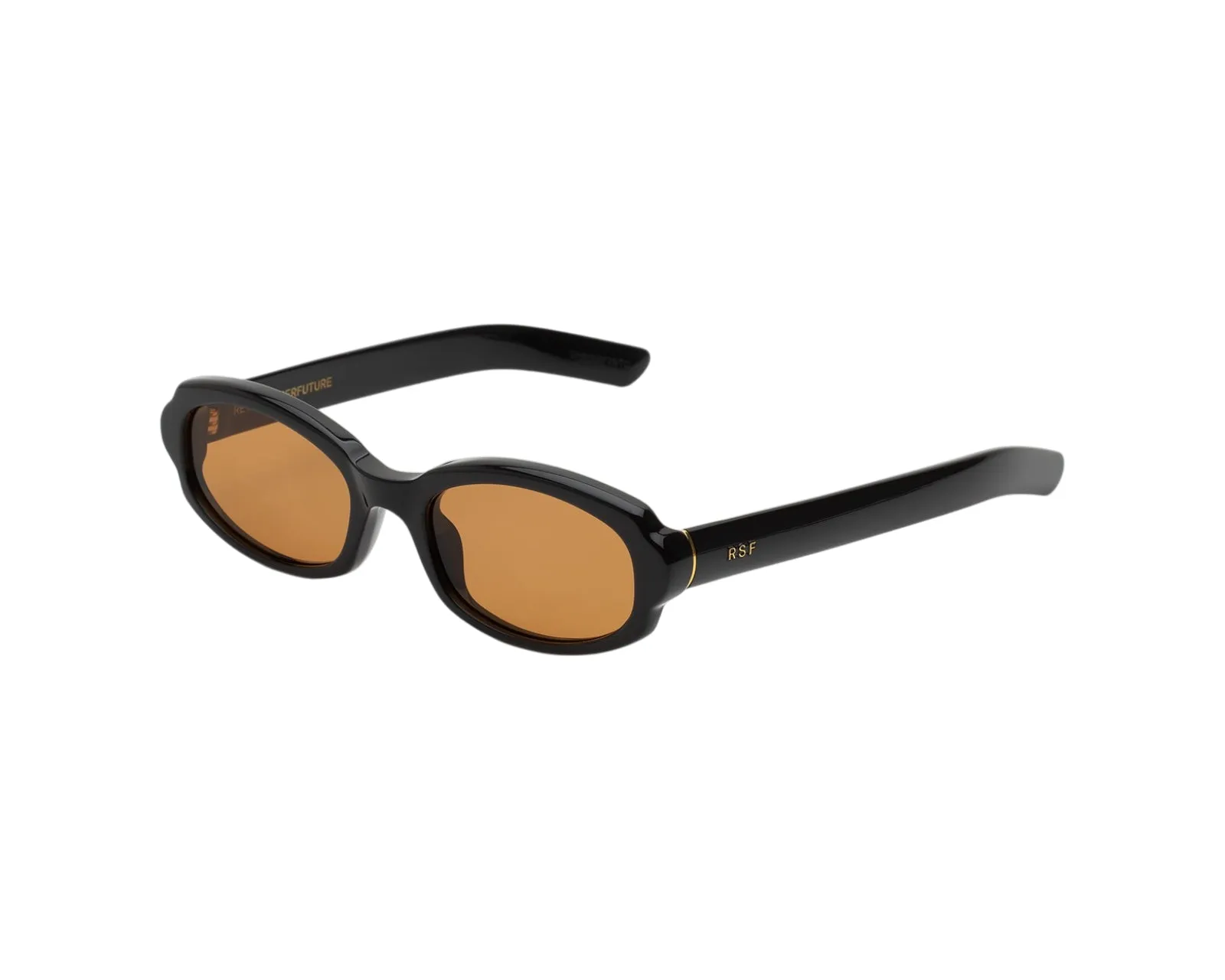Retrosuperfuture OH9 ESATTO REFINED Occhiali da sole Acetato Nero Marrone Rotonda Normale - immagine 1